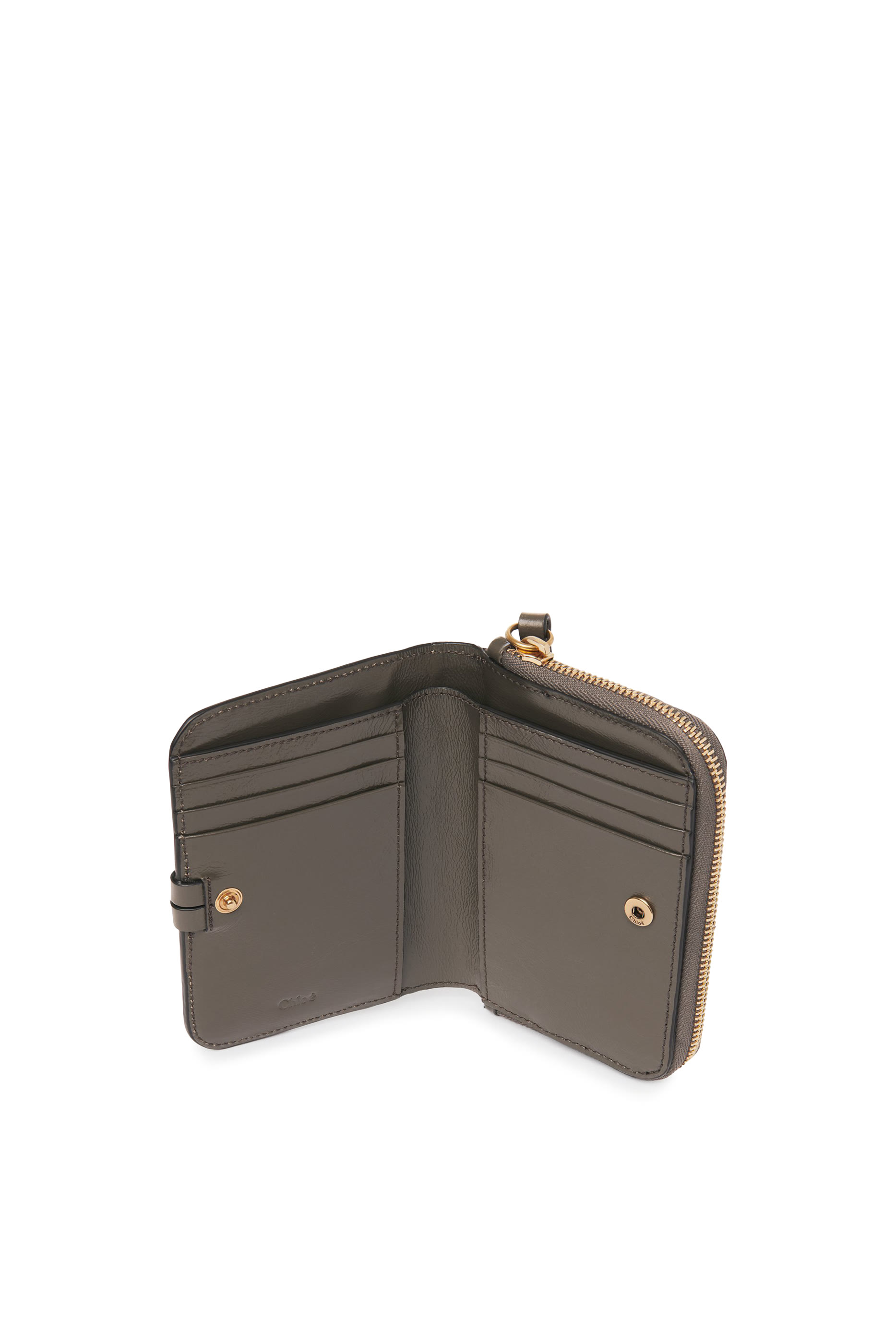 محفظة ألفابت بتصميم ثنائي الطي