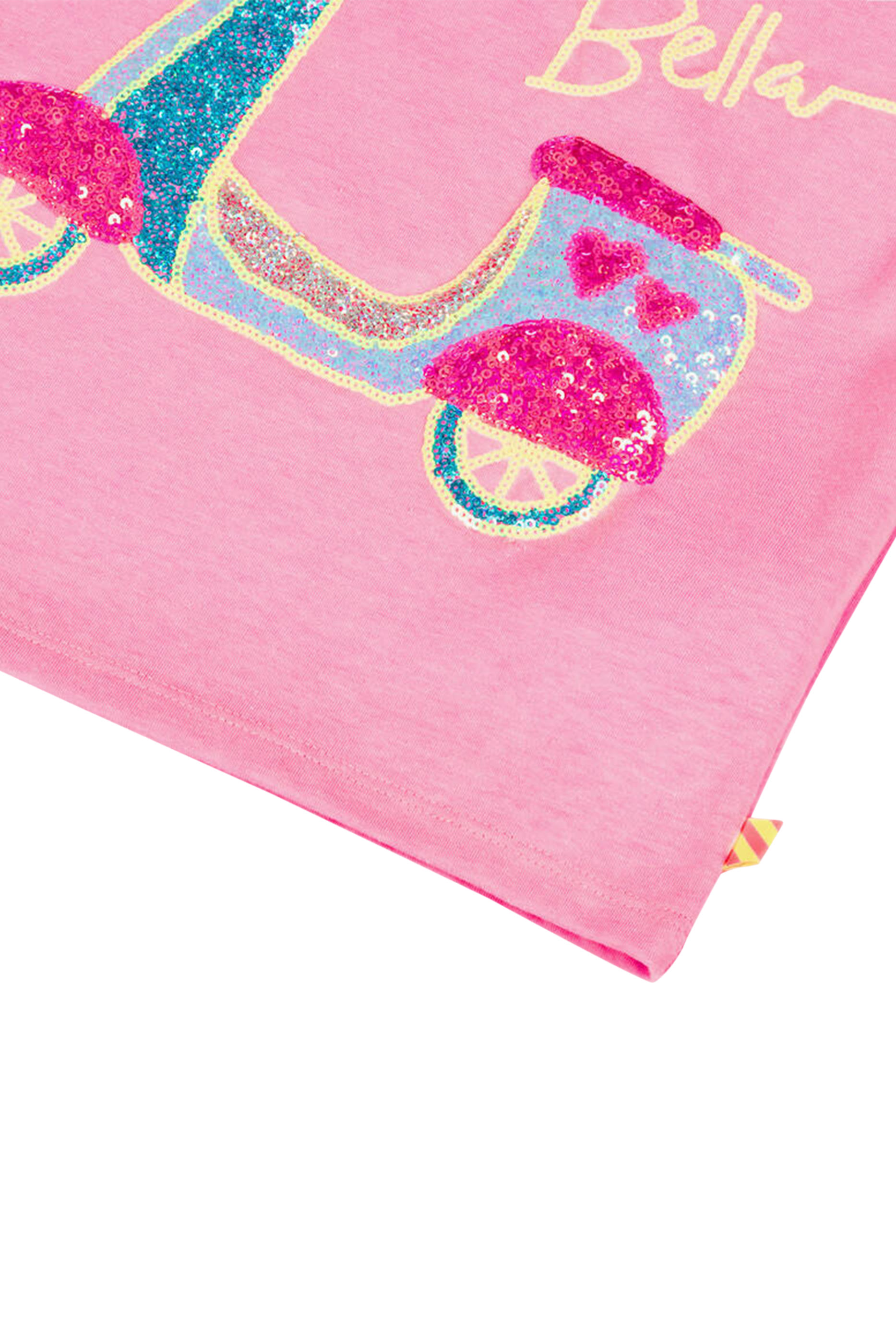 تيشيرت مطرز بالترتر للأطفال