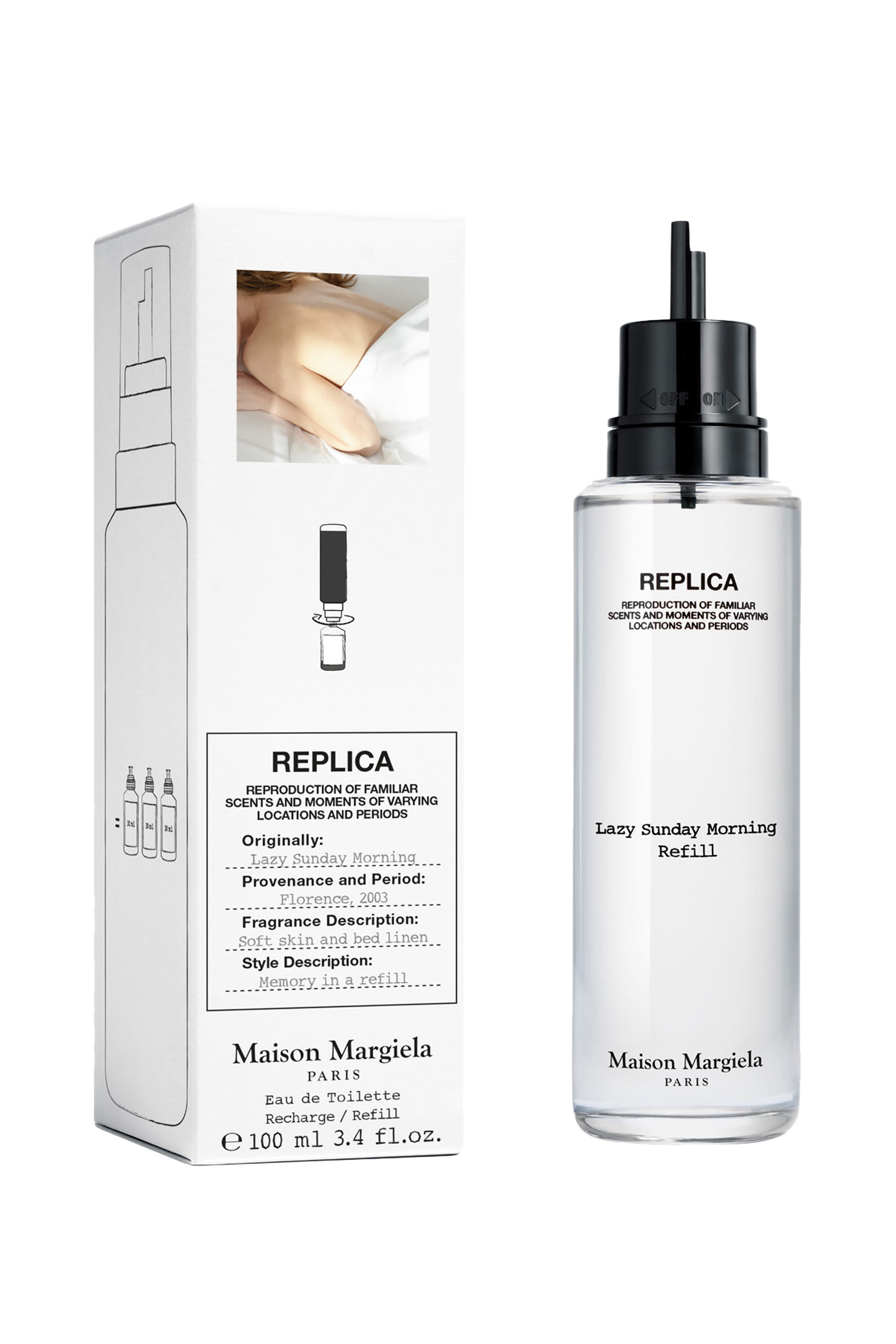 عبوة إعادة ملء أو دو تواليت ريبليكا ليزي سانداي مورنينج