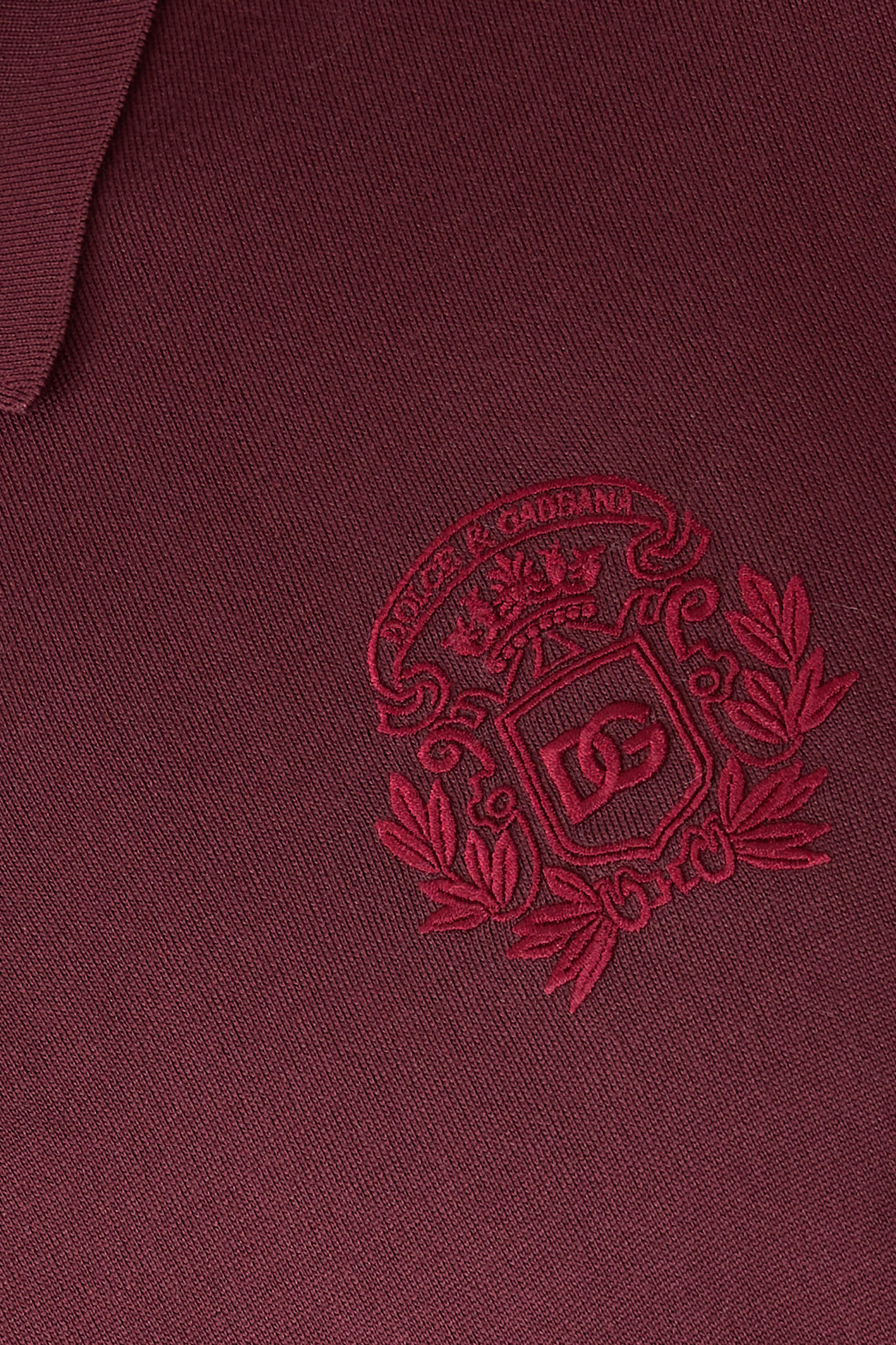 قميص بولو مطرز بشعار الماركة