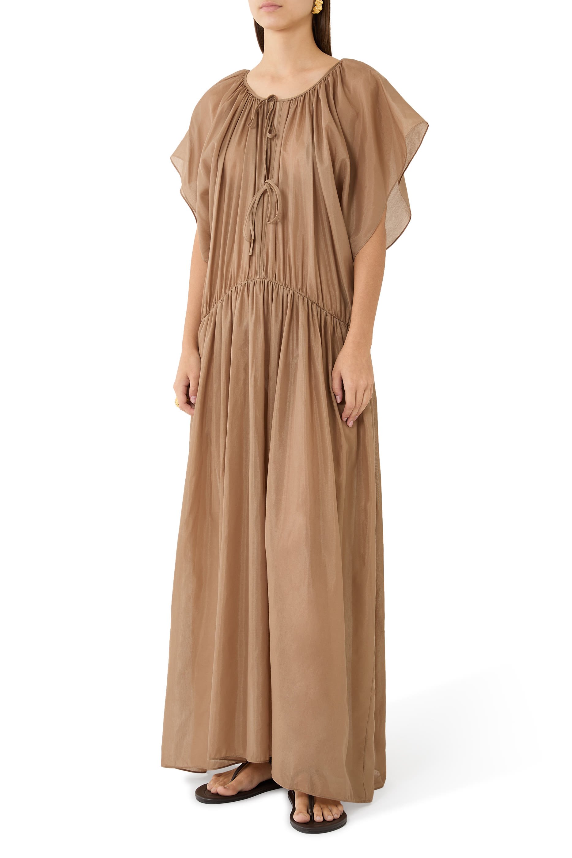 فستان إستر متوسط ​​الطول للإرتداء بالشاطئ