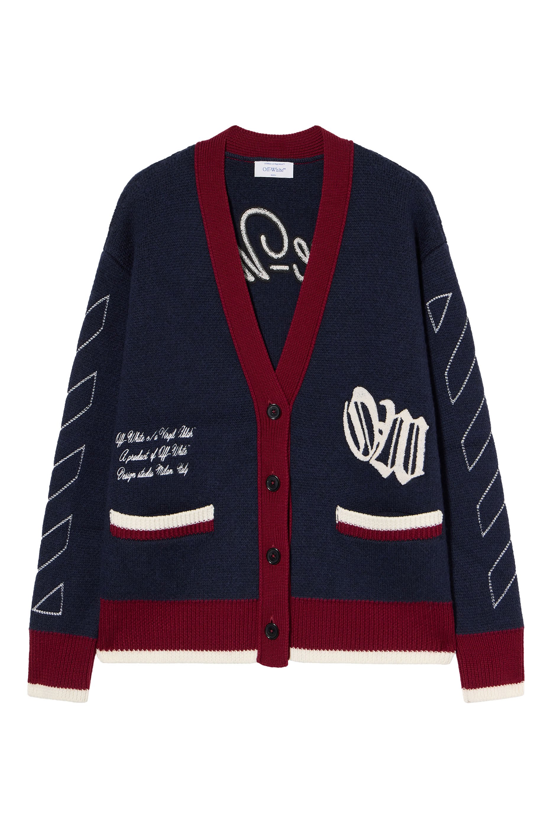 كارديغان بتصميم جامعي جاكار منسوج