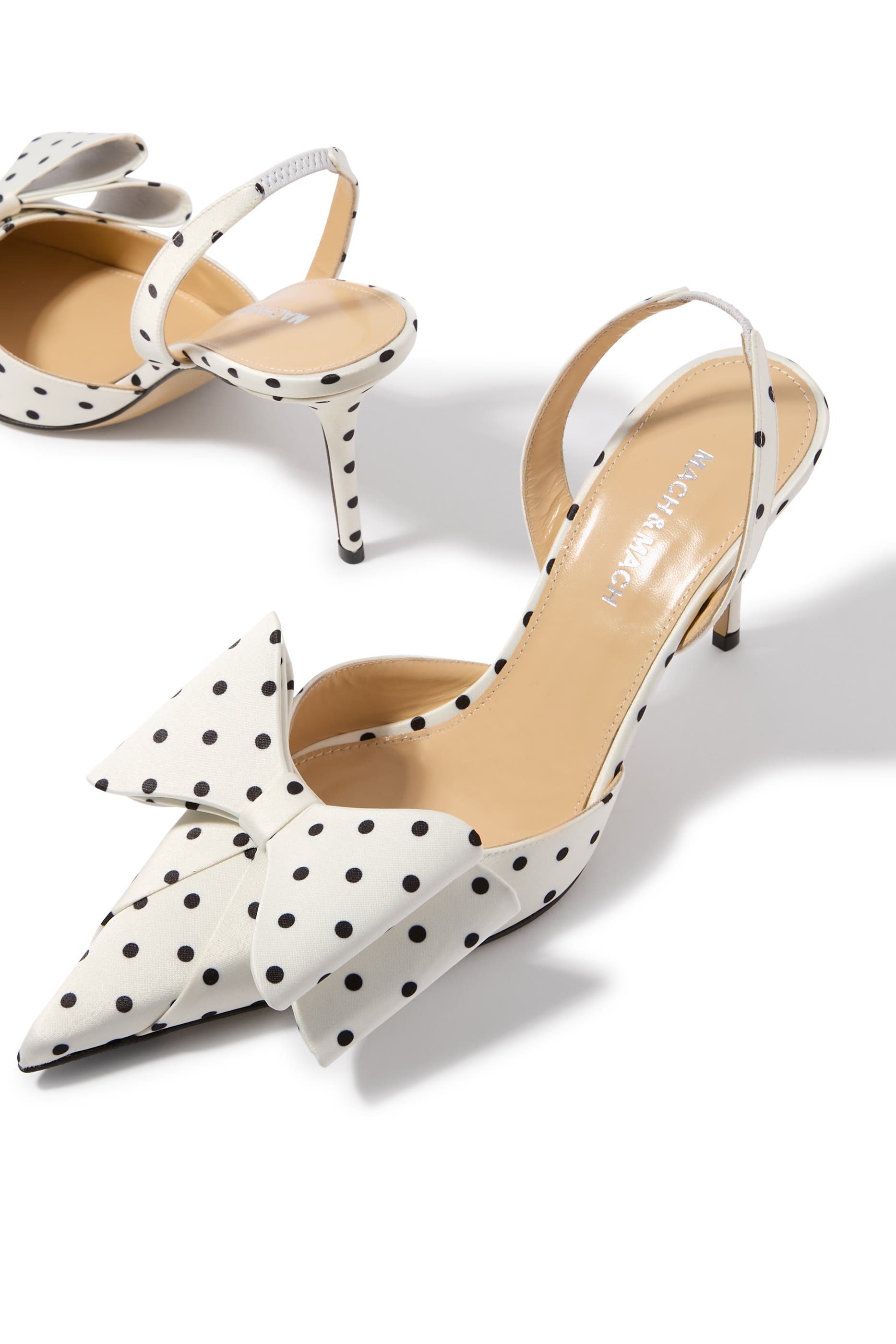 حذاء كلاسيك لو كادو 85 منقط بسير خلفي