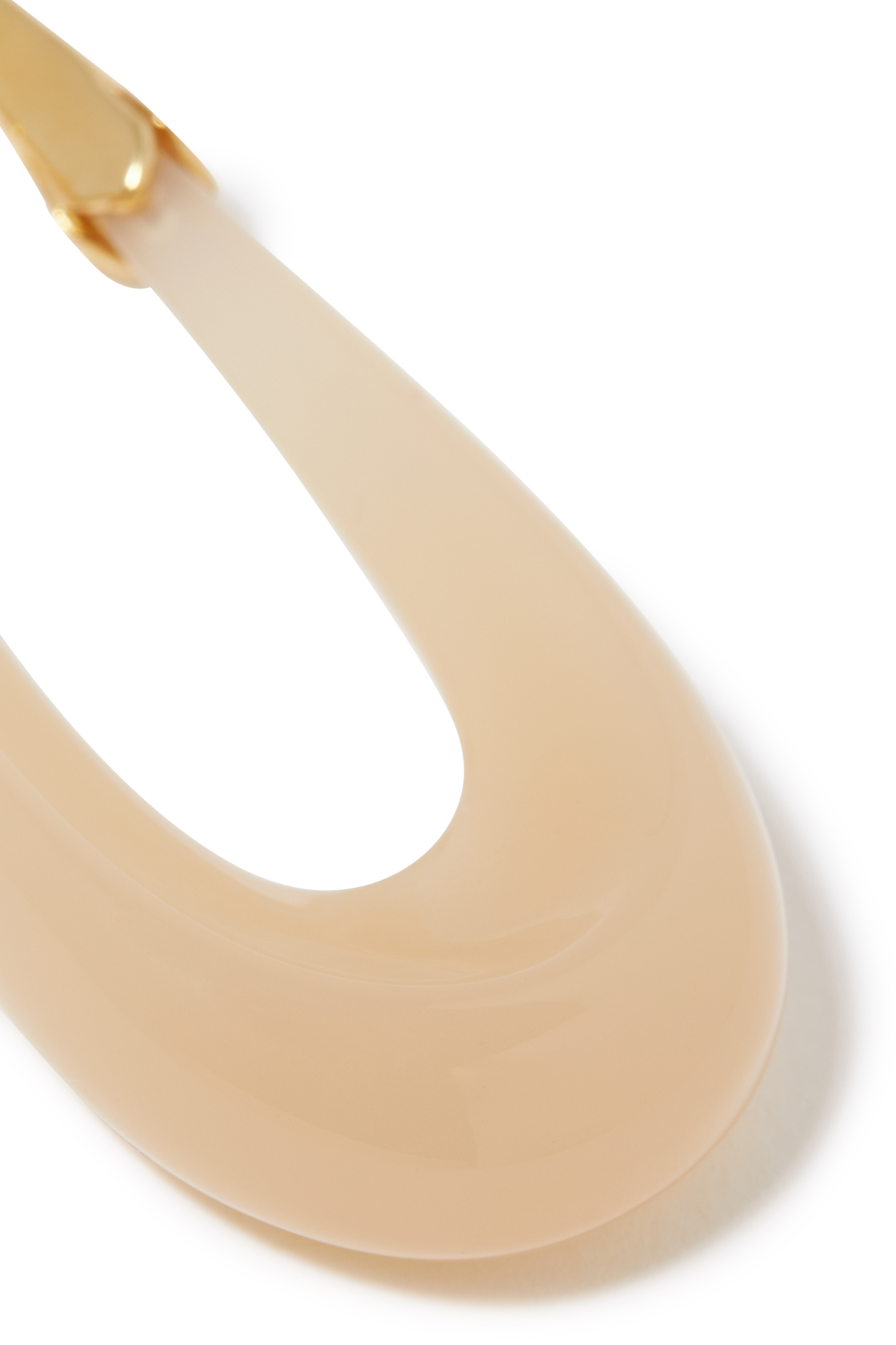 أقراط متدلية إكوم نحاس مطلي بذهب عيار 24 وراتنج