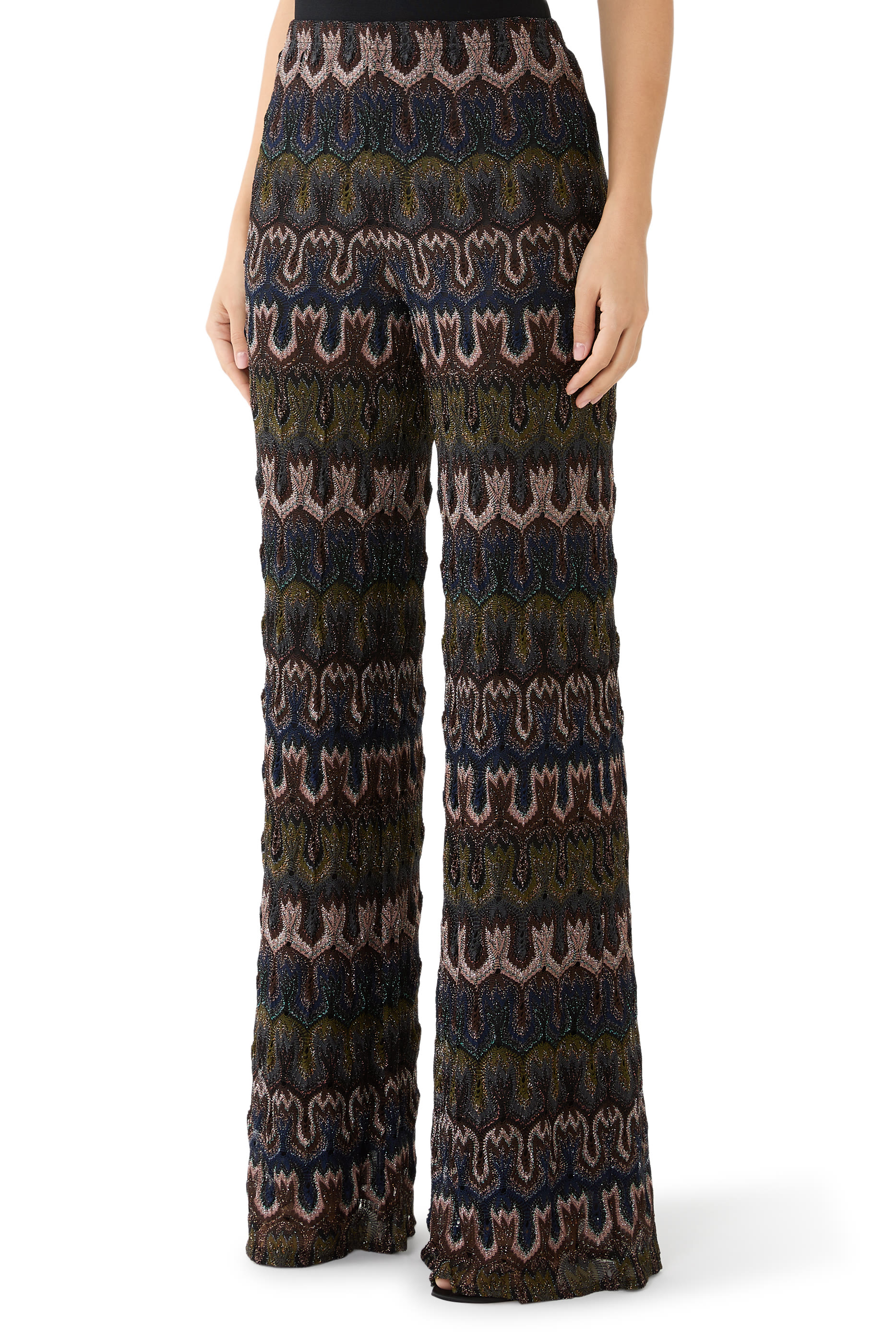 بنطال فيسكوز لامع