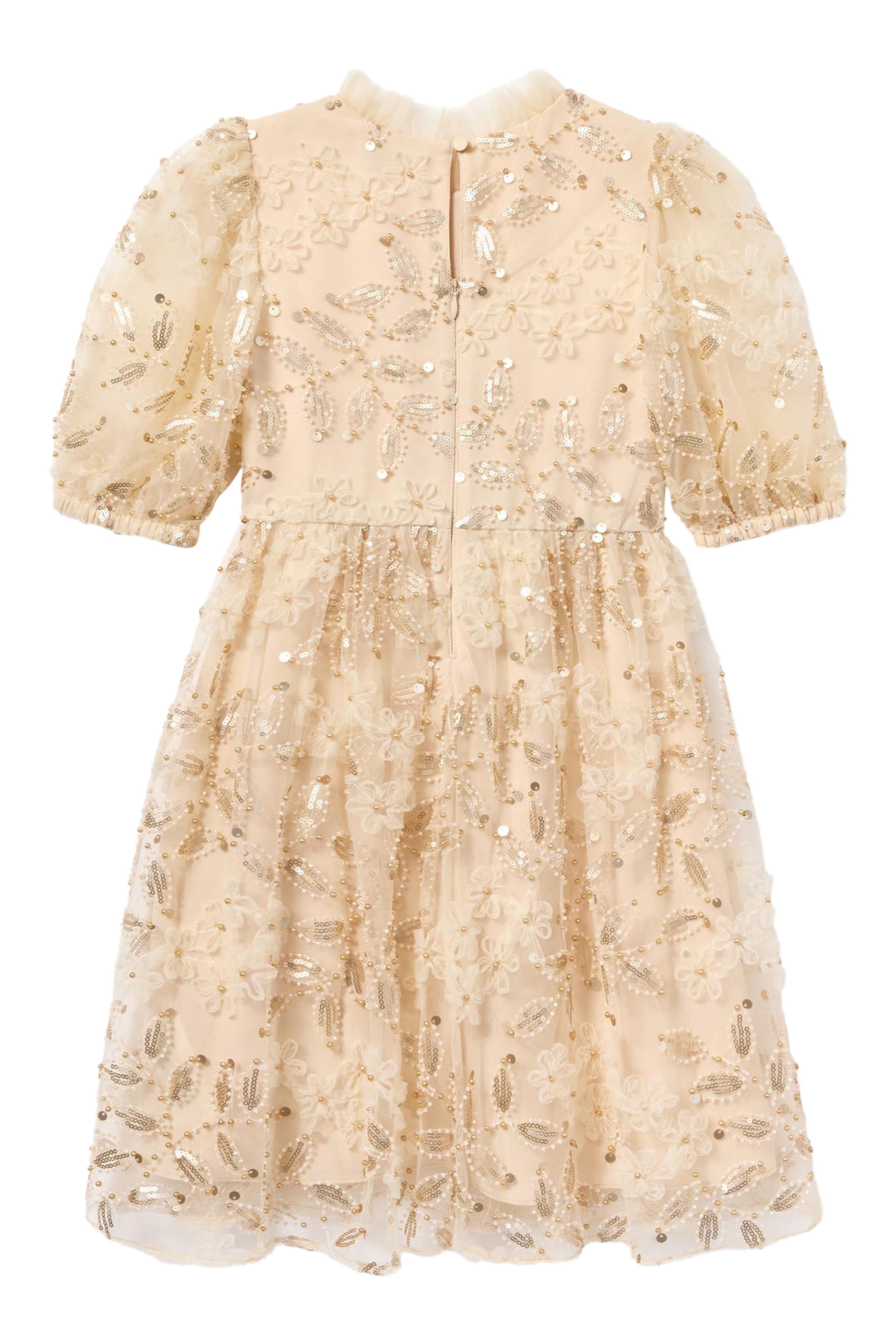 فستان تول مزين بترتر للأطفال