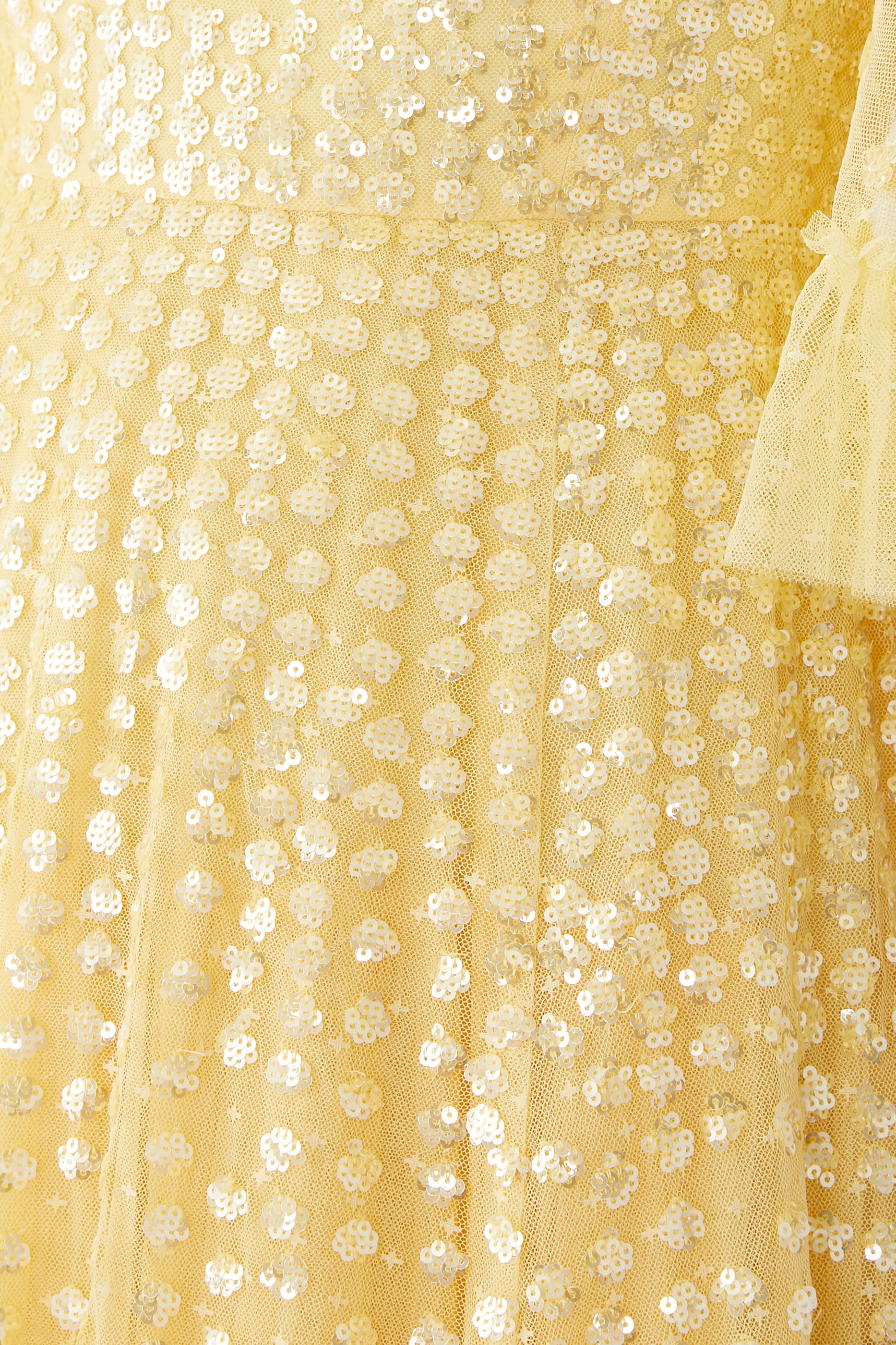 فستان سهرة راين دروب بأكمام قصيرة