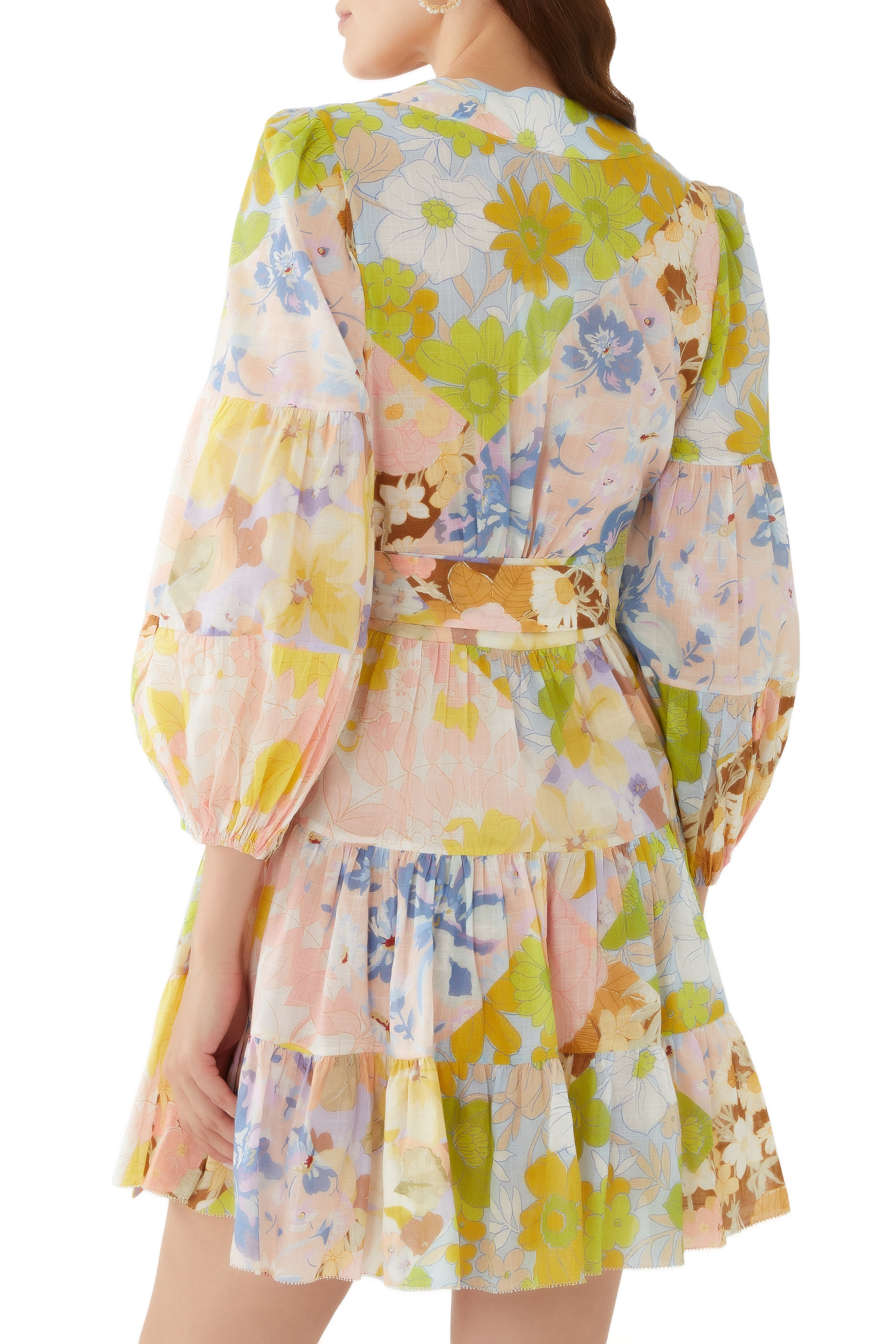 فستان بوب قصير بتصميم ملفوف