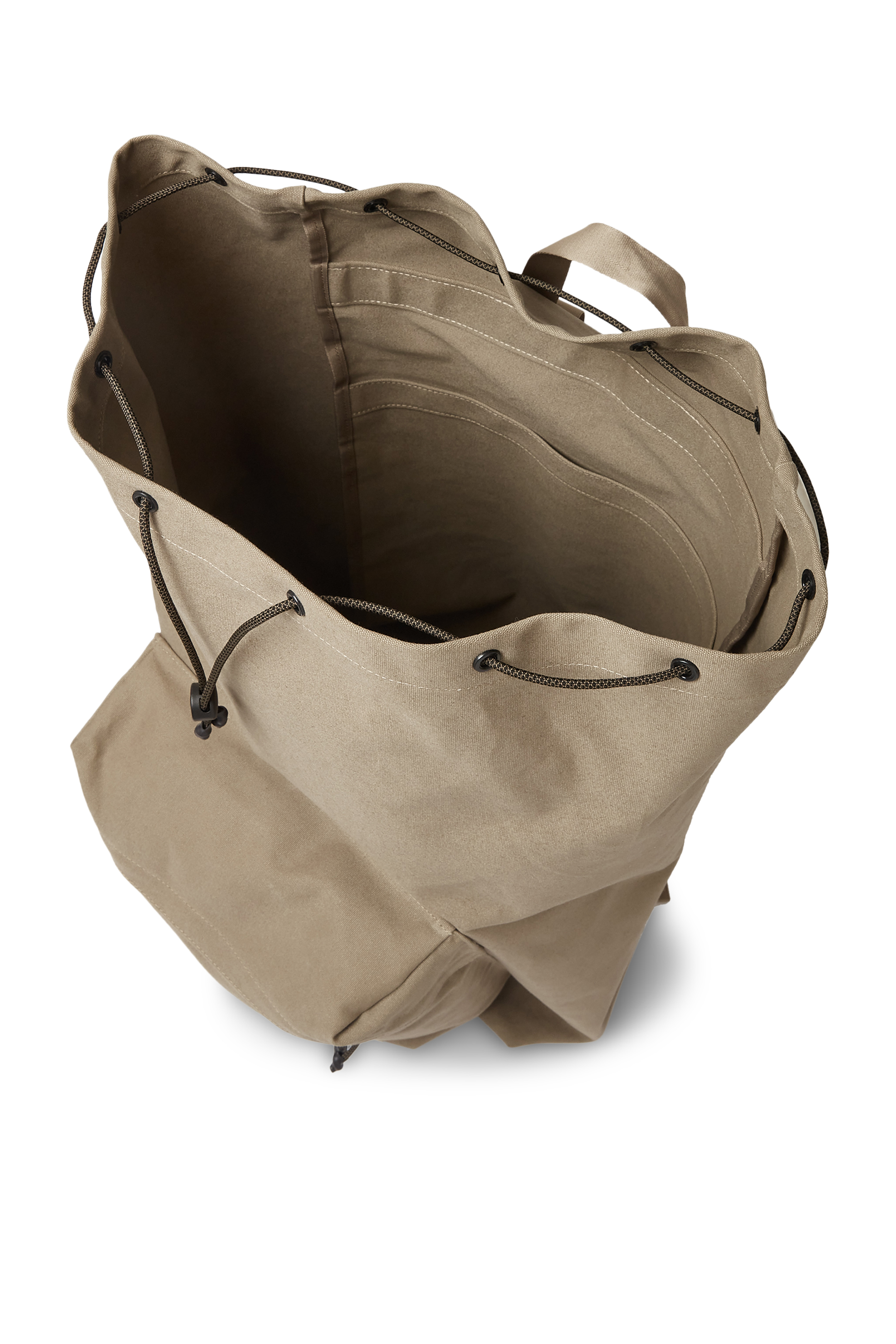 حقيبة ظهر برقعة شعار الماركة قطن