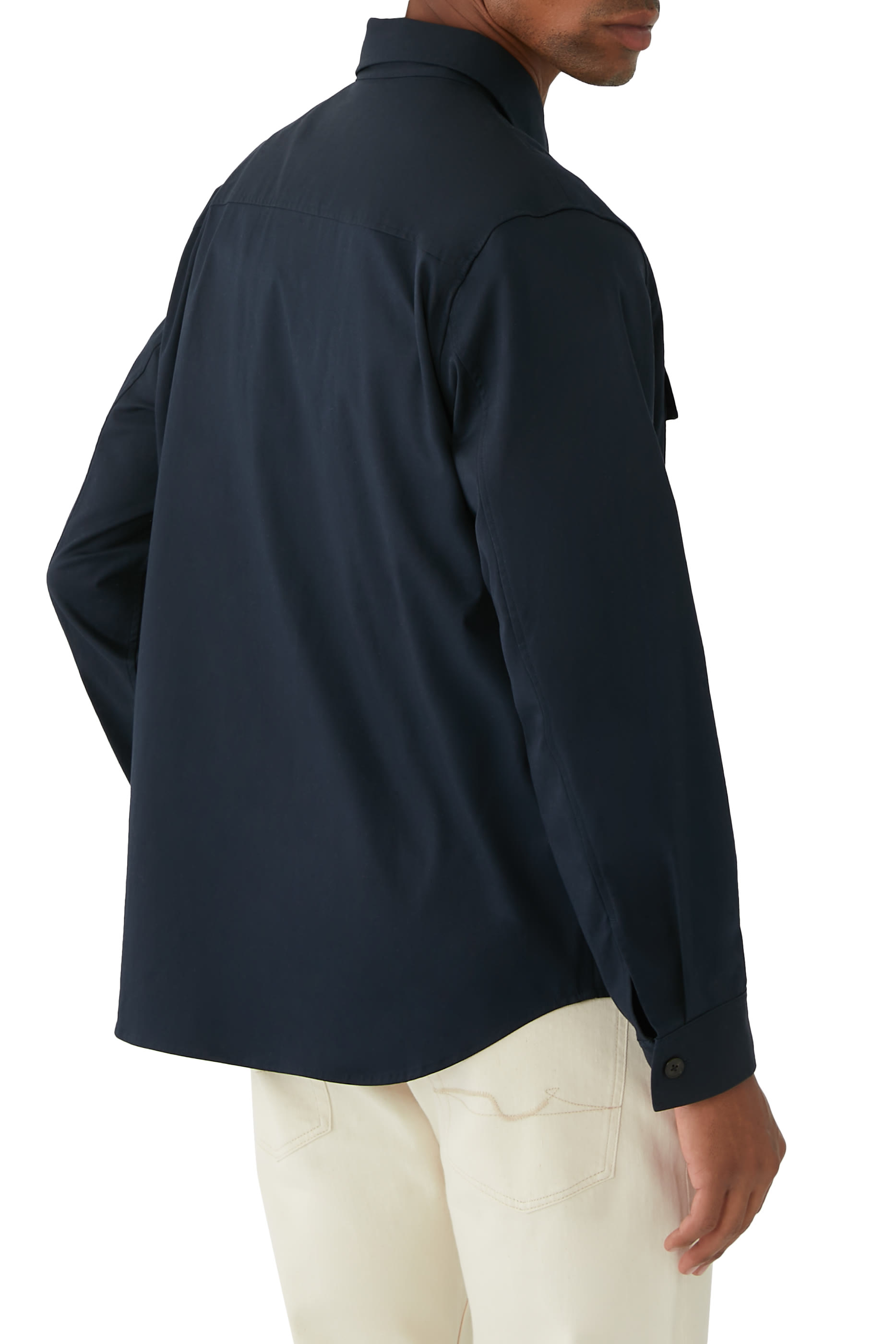 قميص غارفين بي باتون بلس بأكمام طويلة