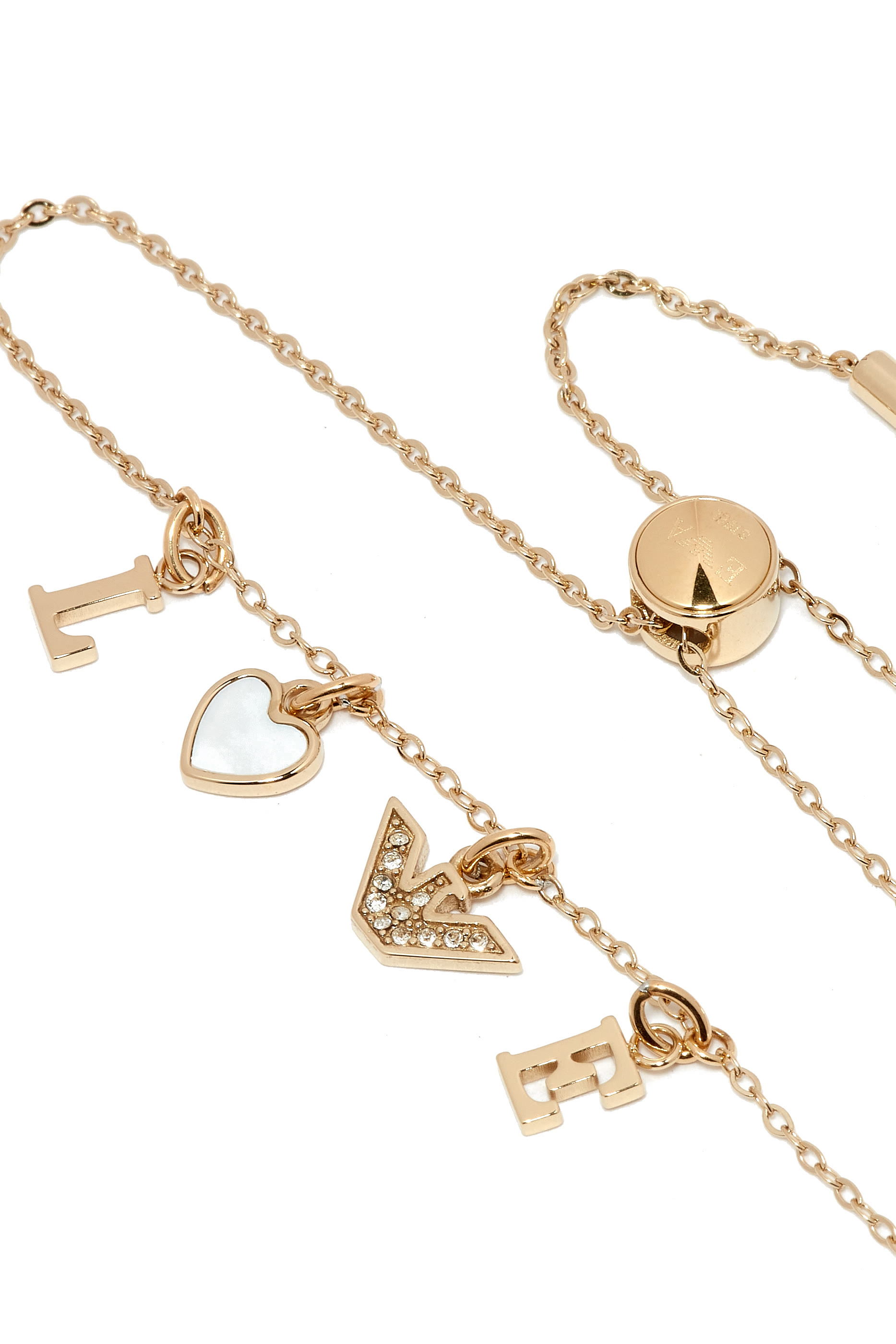 سوار بتصميم سلسلة مرصع بعرق اللؤلؤ