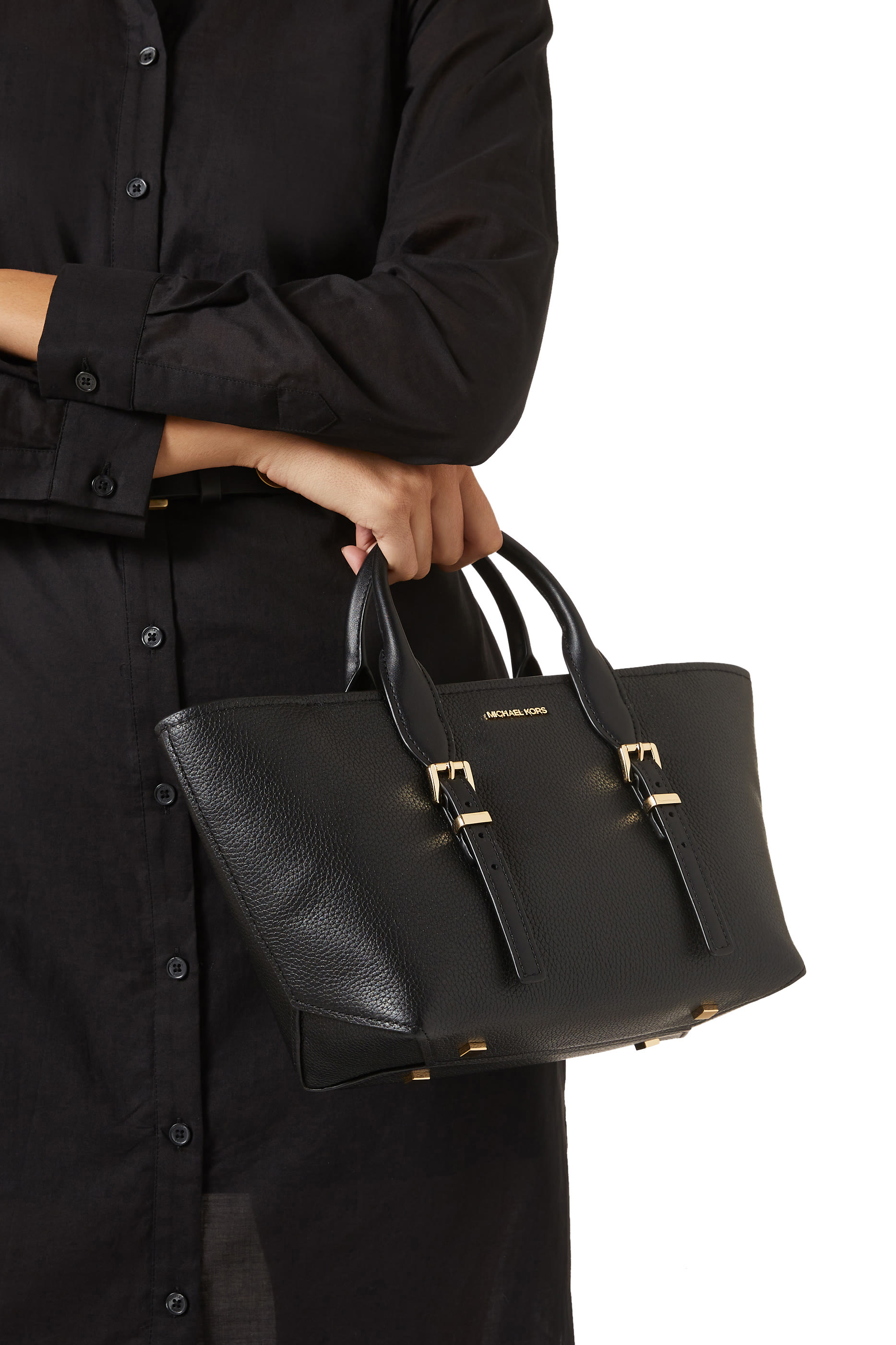 حقيبة ساتشيل صغيرة بشعار الماركة