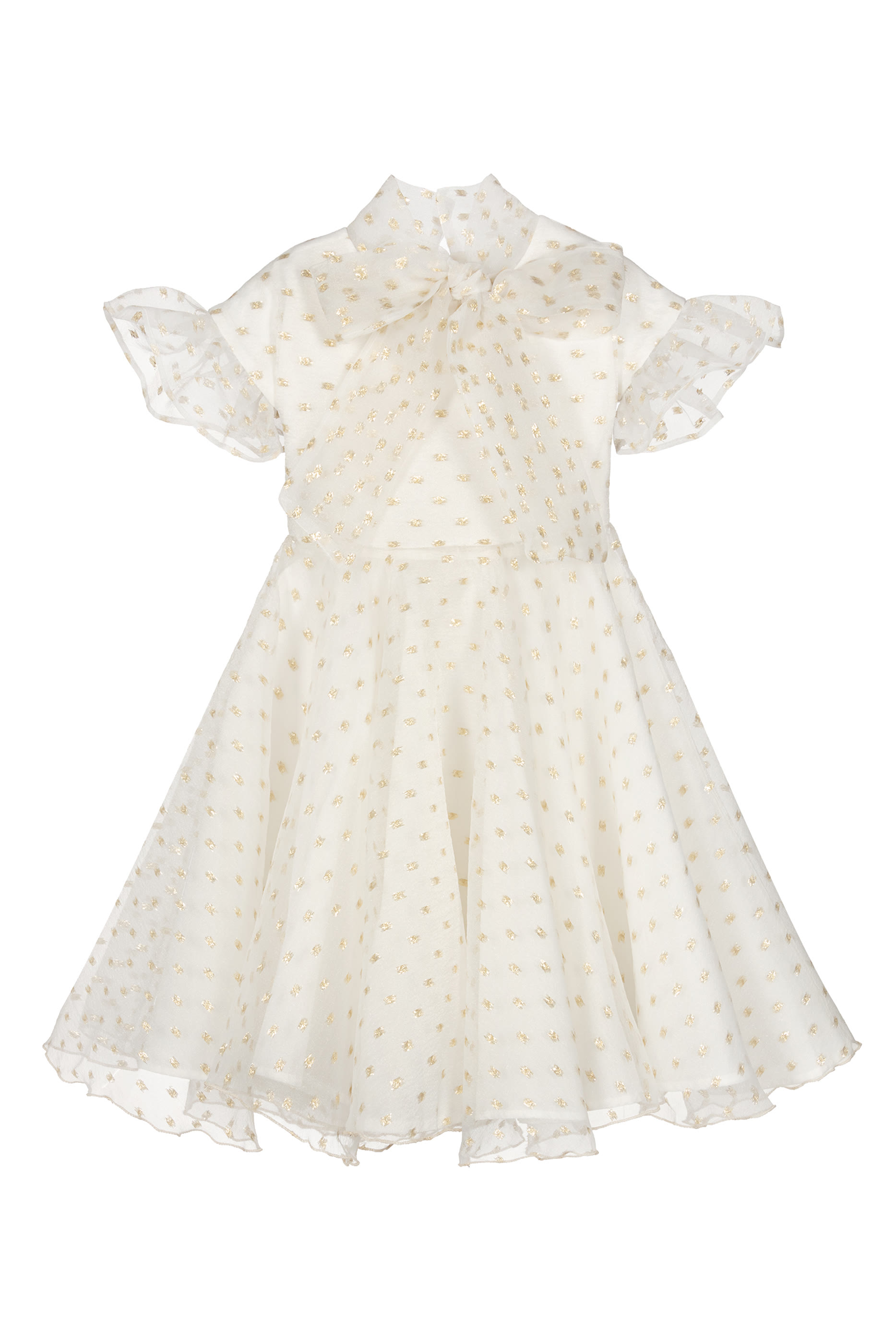 فستان بأكمام قصيرة للأطفال