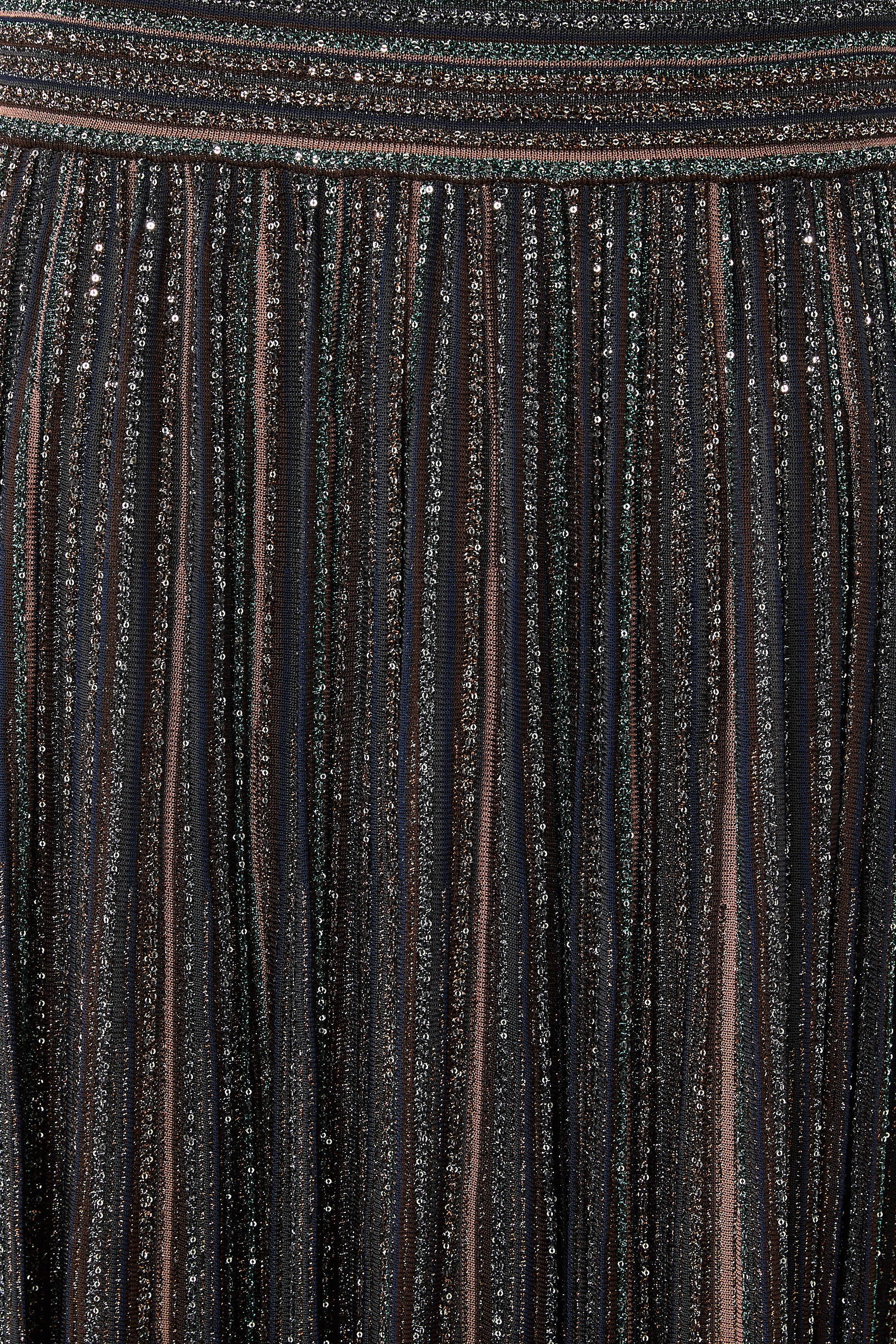 تنورة طويلة بتصميم مضلع مزيج فيسكوز لاميه