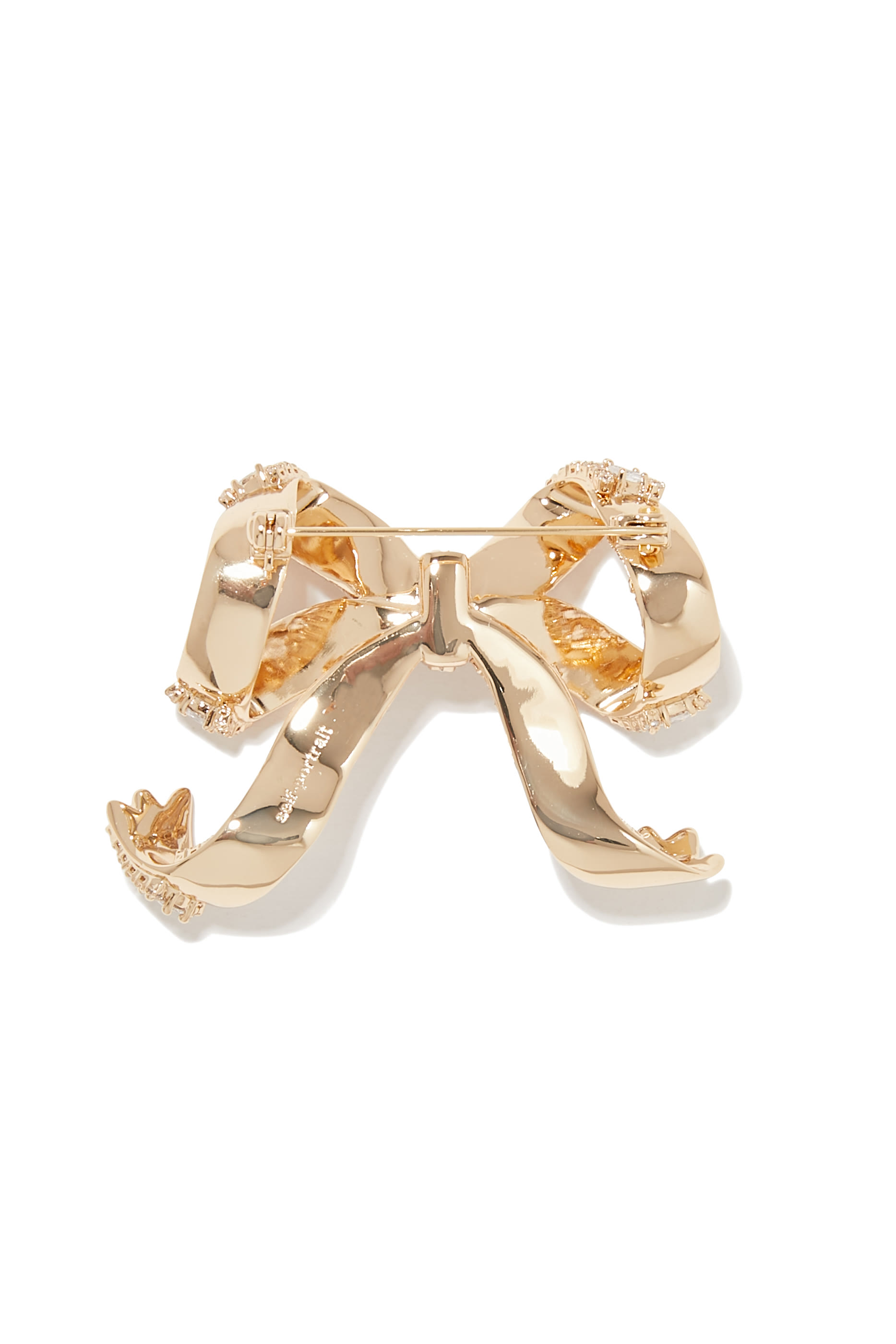 بروش بتصميم فيونكة مرصع بكريستال