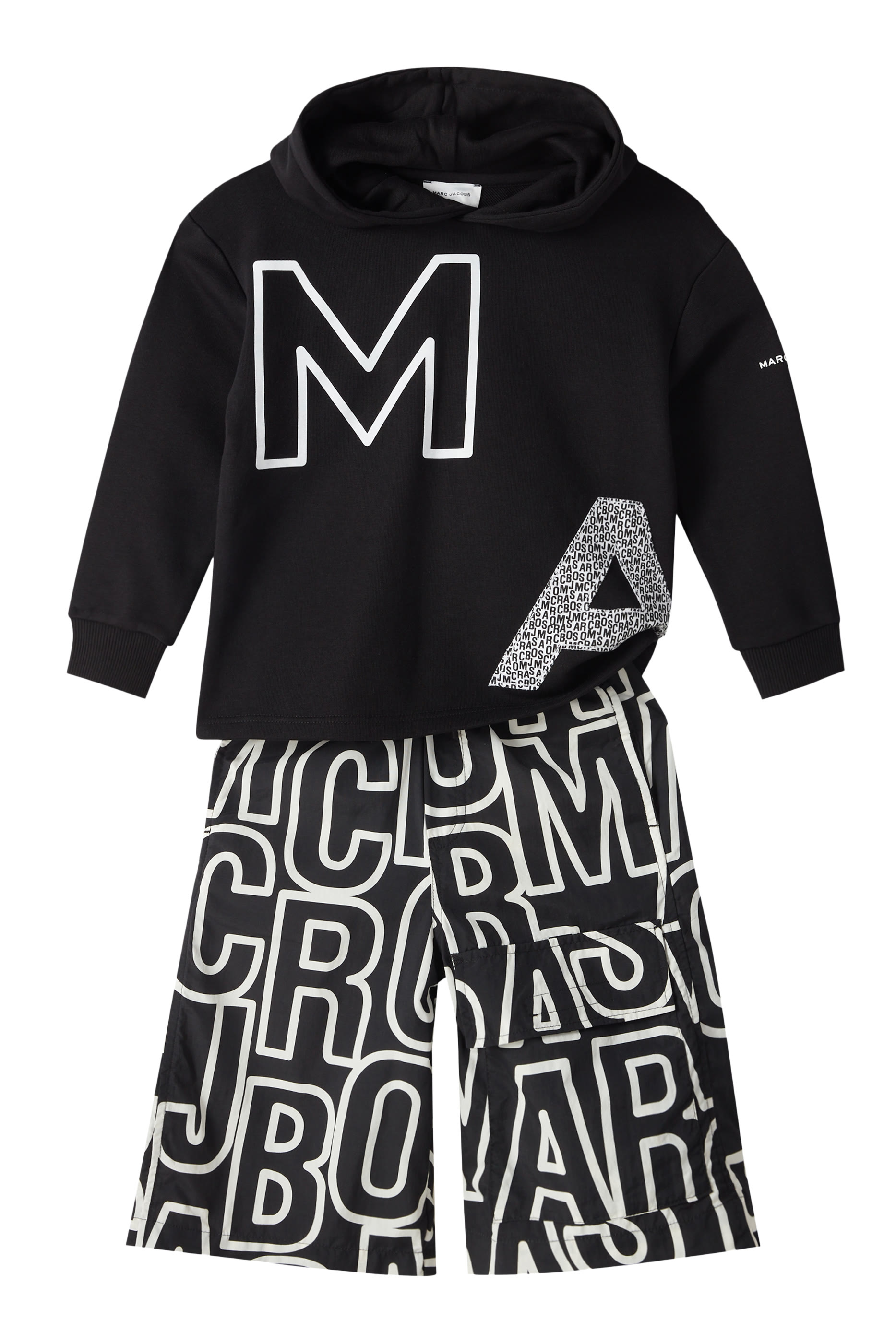 هودي بطبعة شعار الماركة للأطفال
