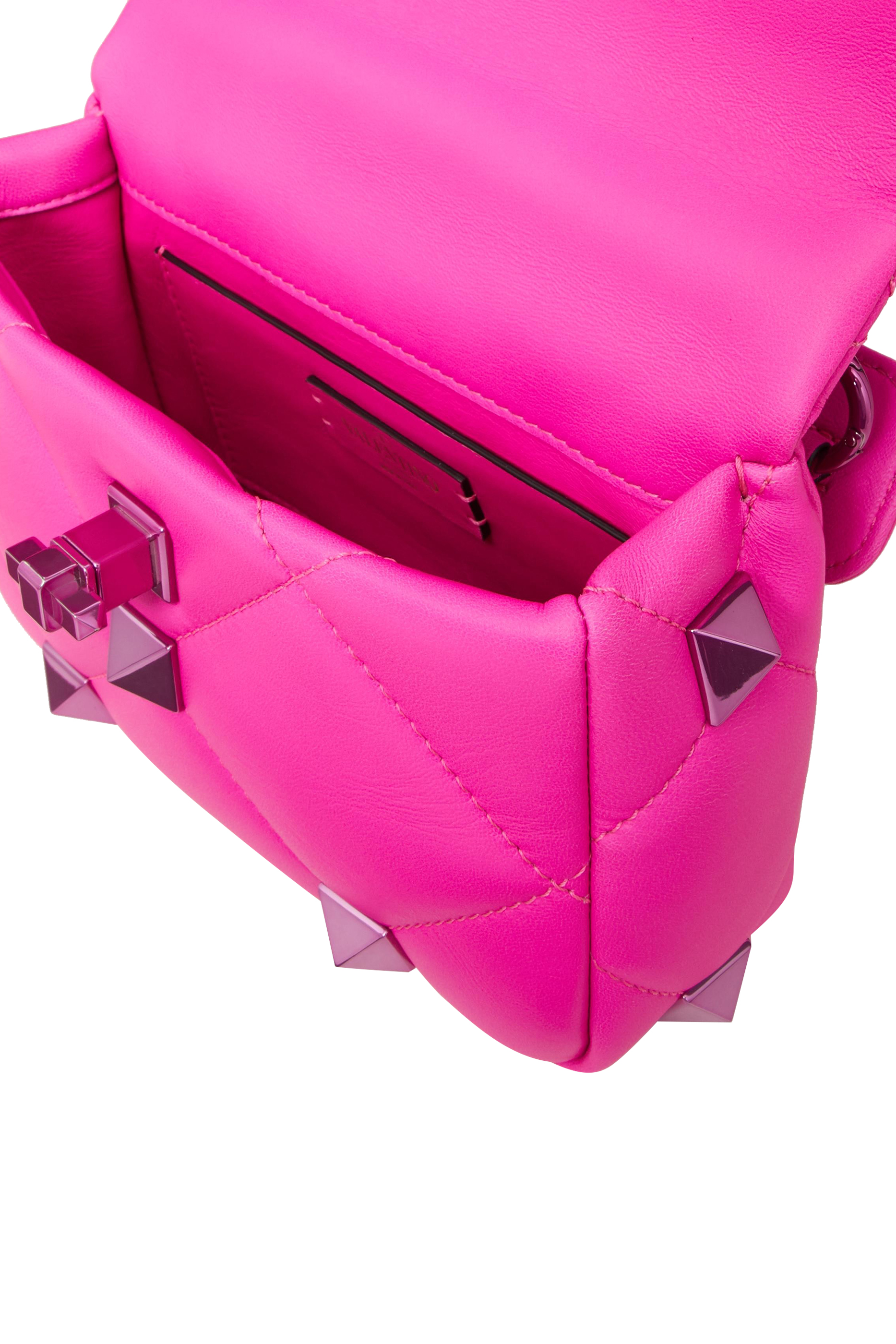 حقيبة كتف فالنتينو جارافاني صغيرة بحلي هرمية رومان