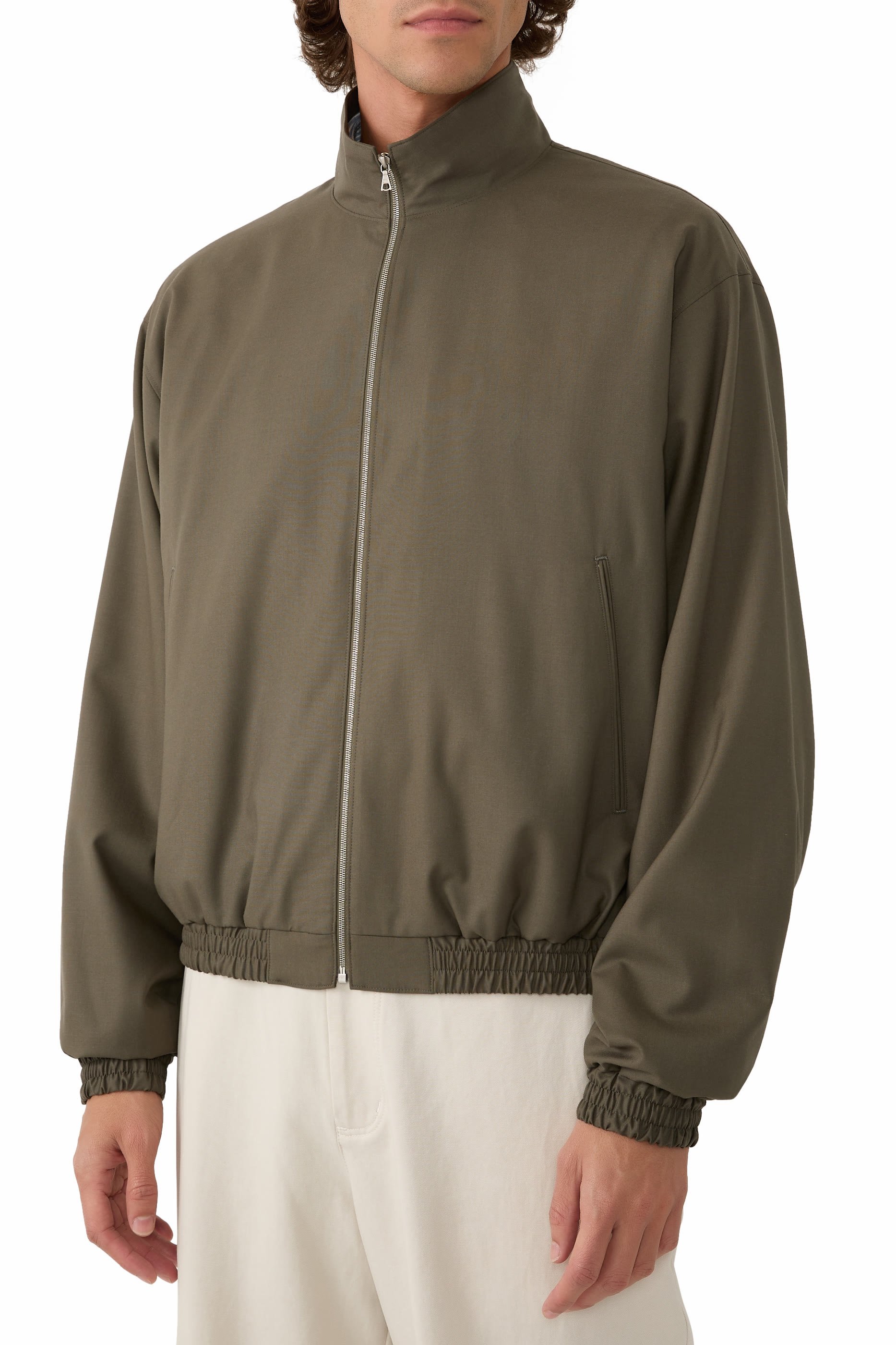 بلوزة بسحاب صوف تروبيكال ناعم للغاية