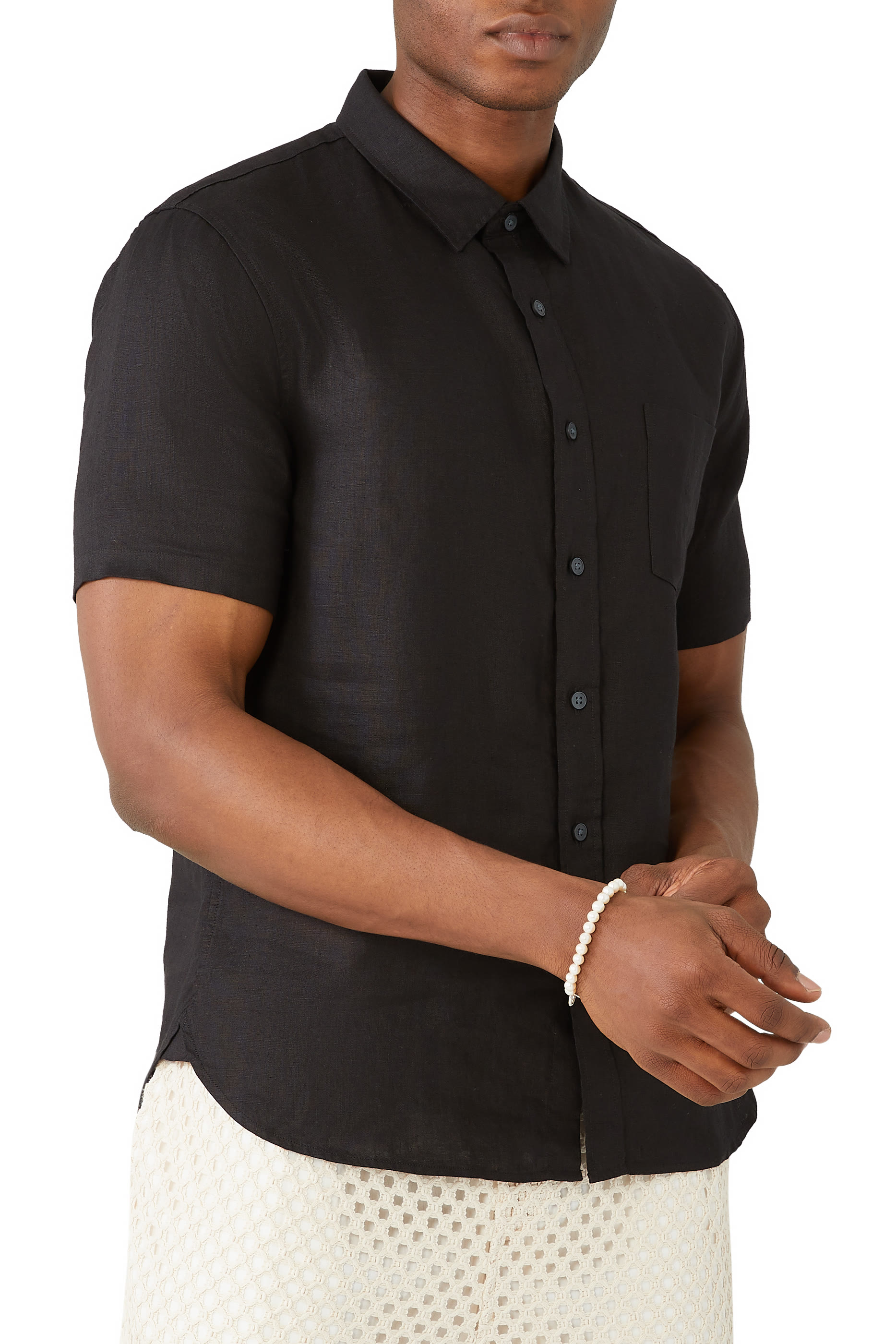 Short Sleeve Linen Shirt