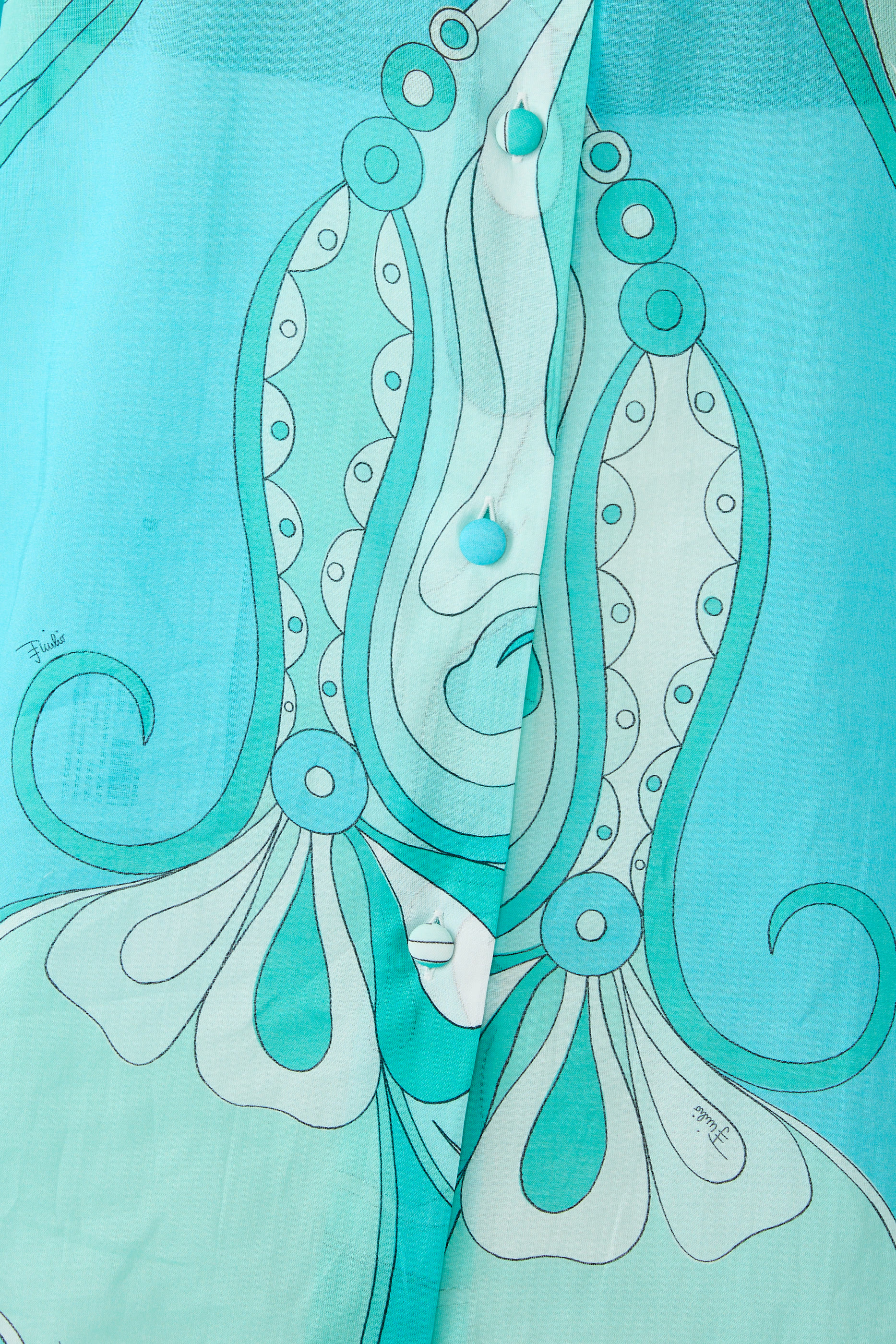 قميص بطبعة أوركيدي قطن