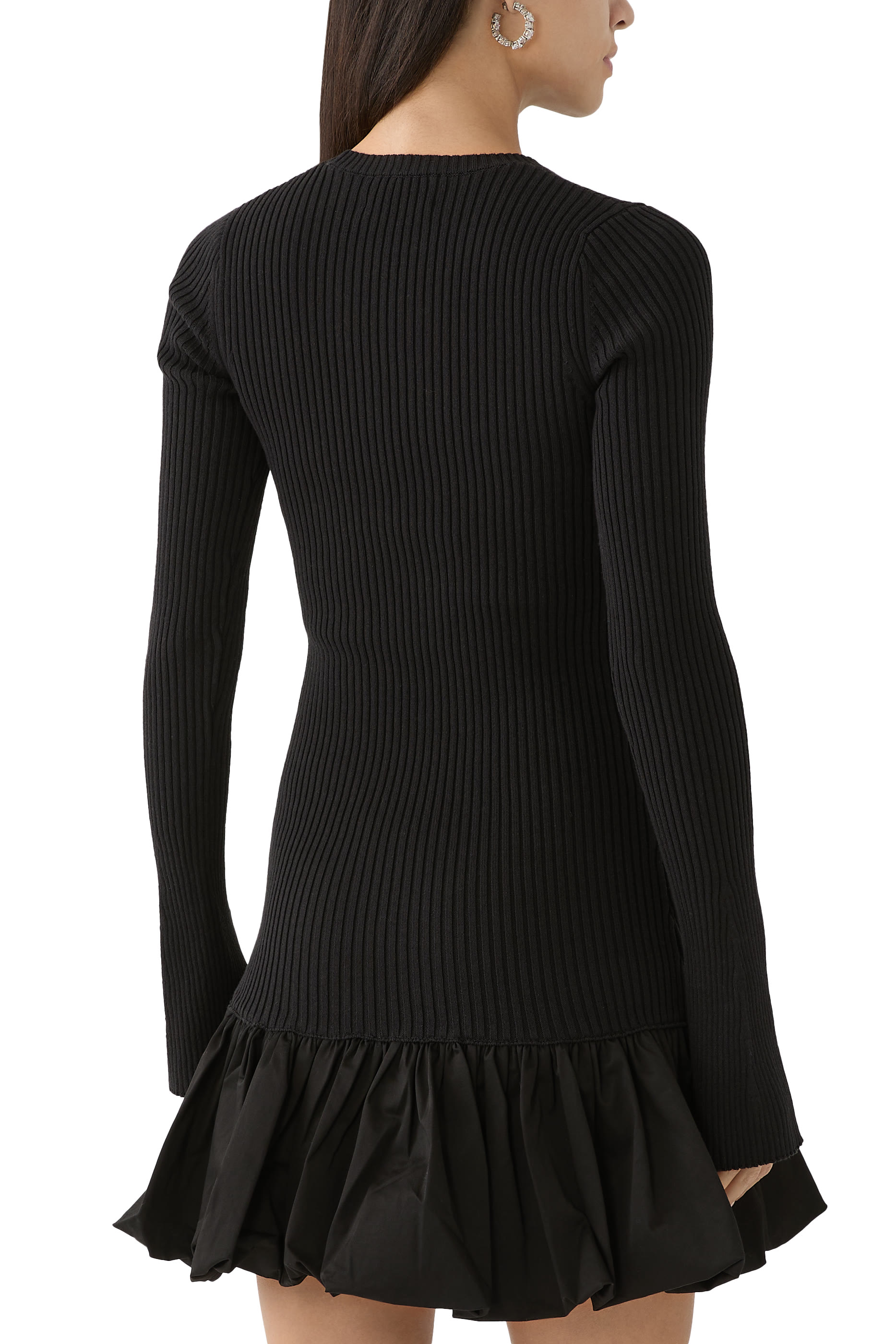 فستان كوسيت منسوج قصير