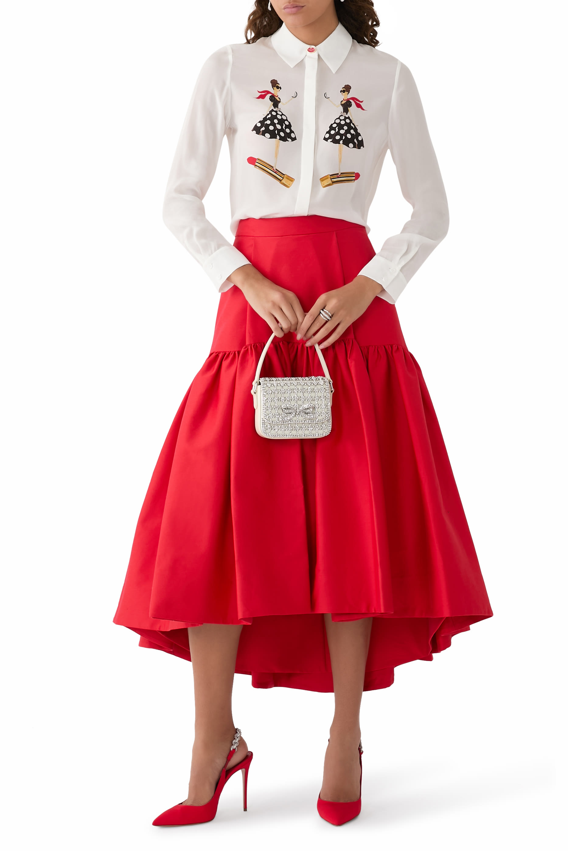 بلوزة ويلا بأزرار