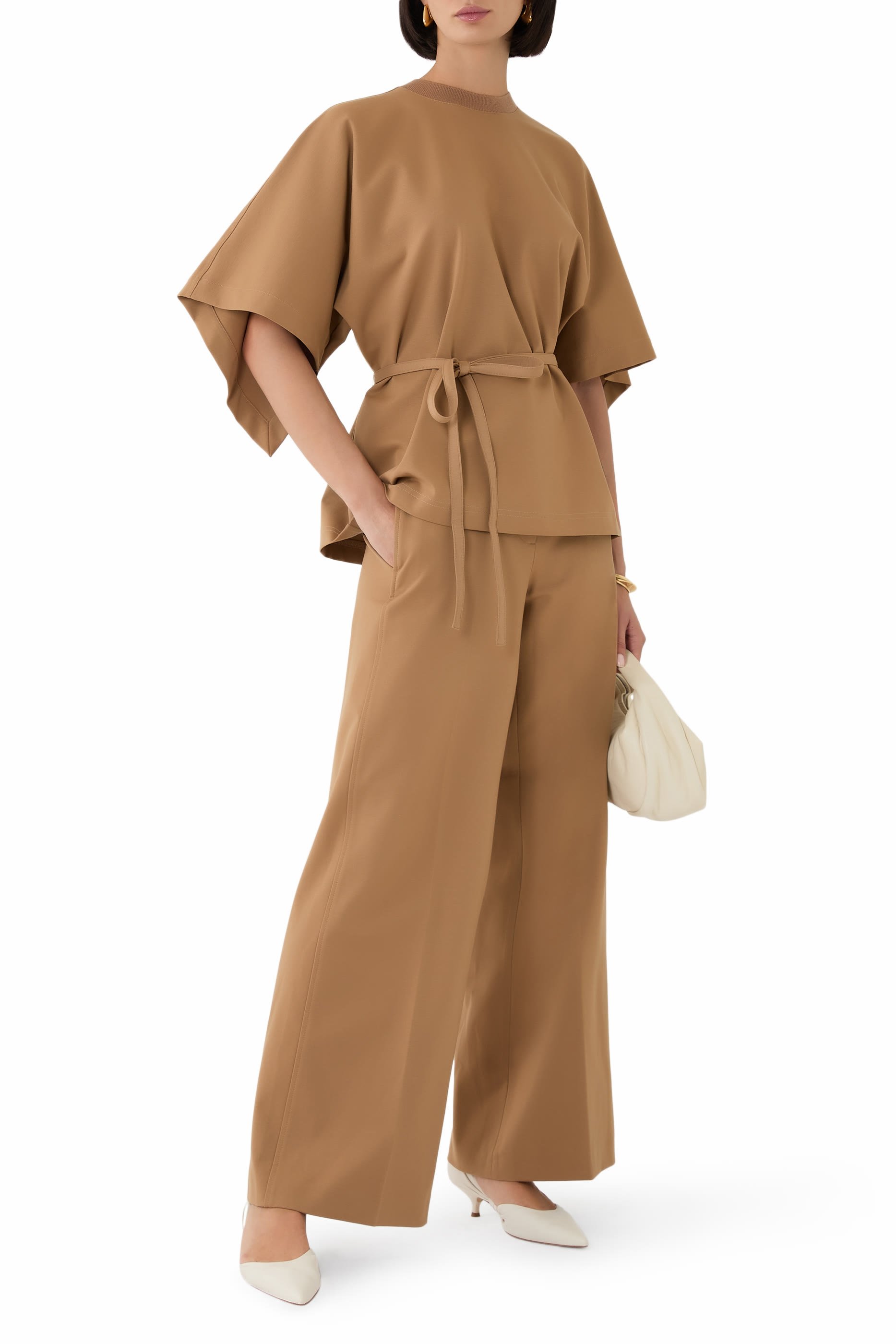 بلوزة كيمونو بحزام