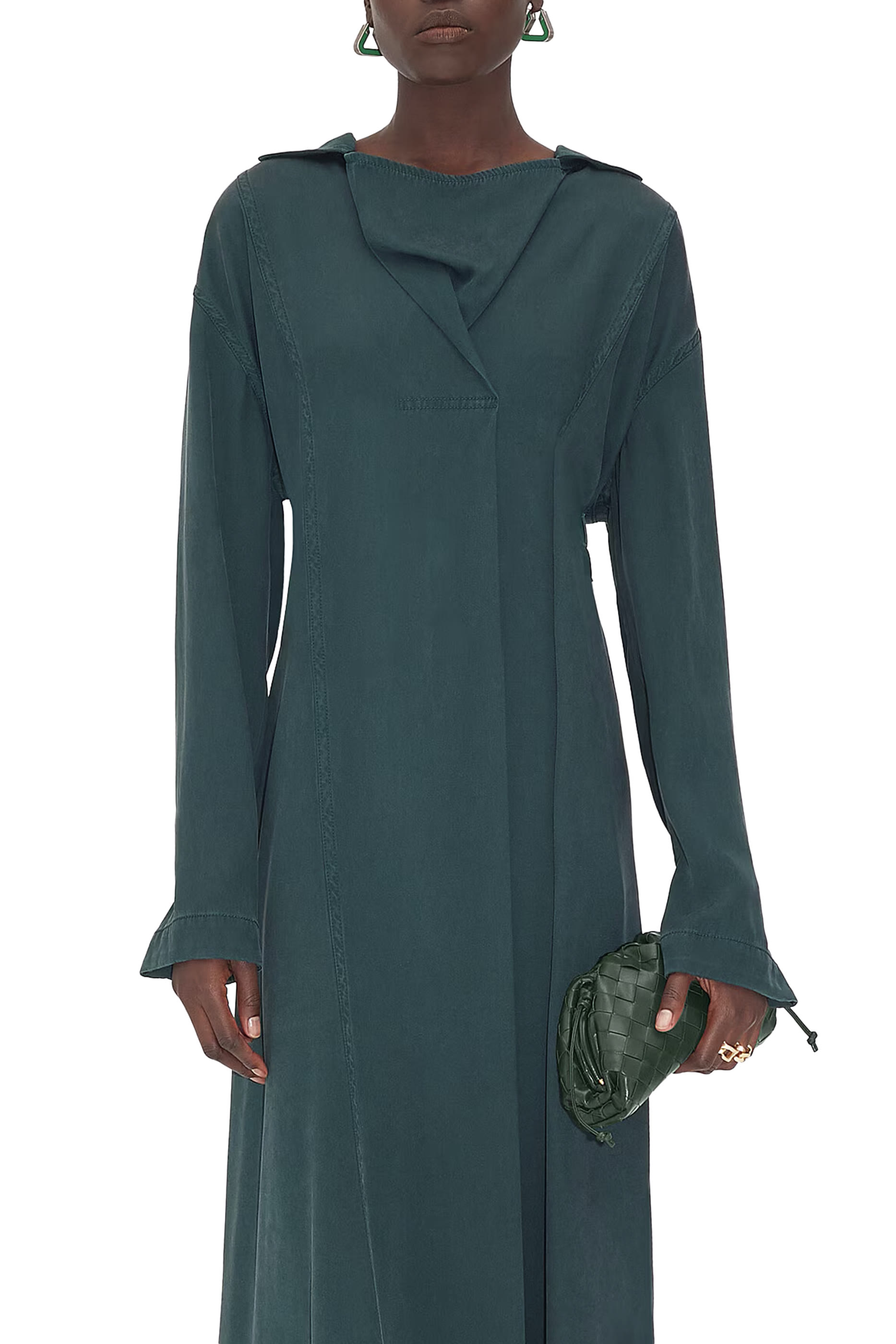 حقيبة ميني باوتش جلد