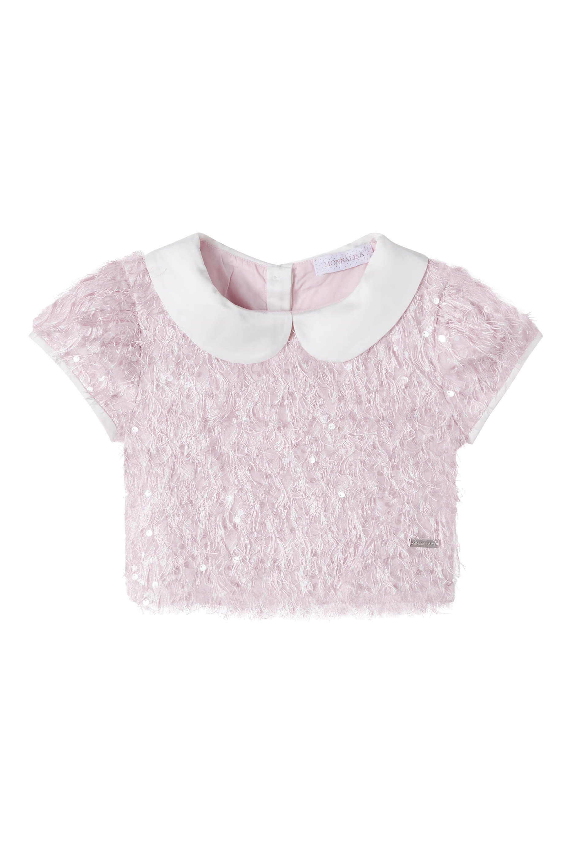 بلوزة بون تون فانسي مزينة بشراشيب للأطفال