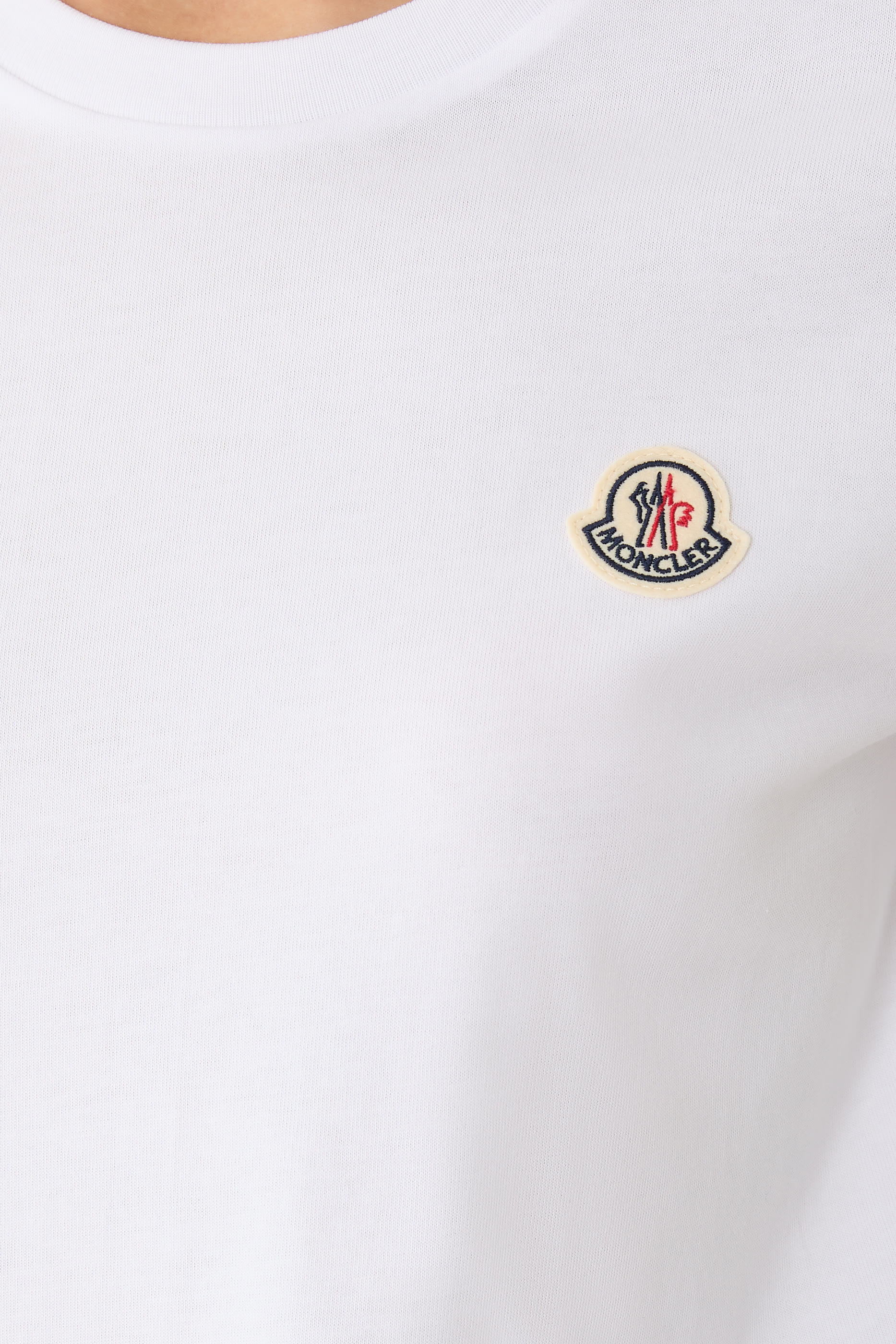 طقم تيشيرت برقعة شعار الماركة قطن، 3 قطع