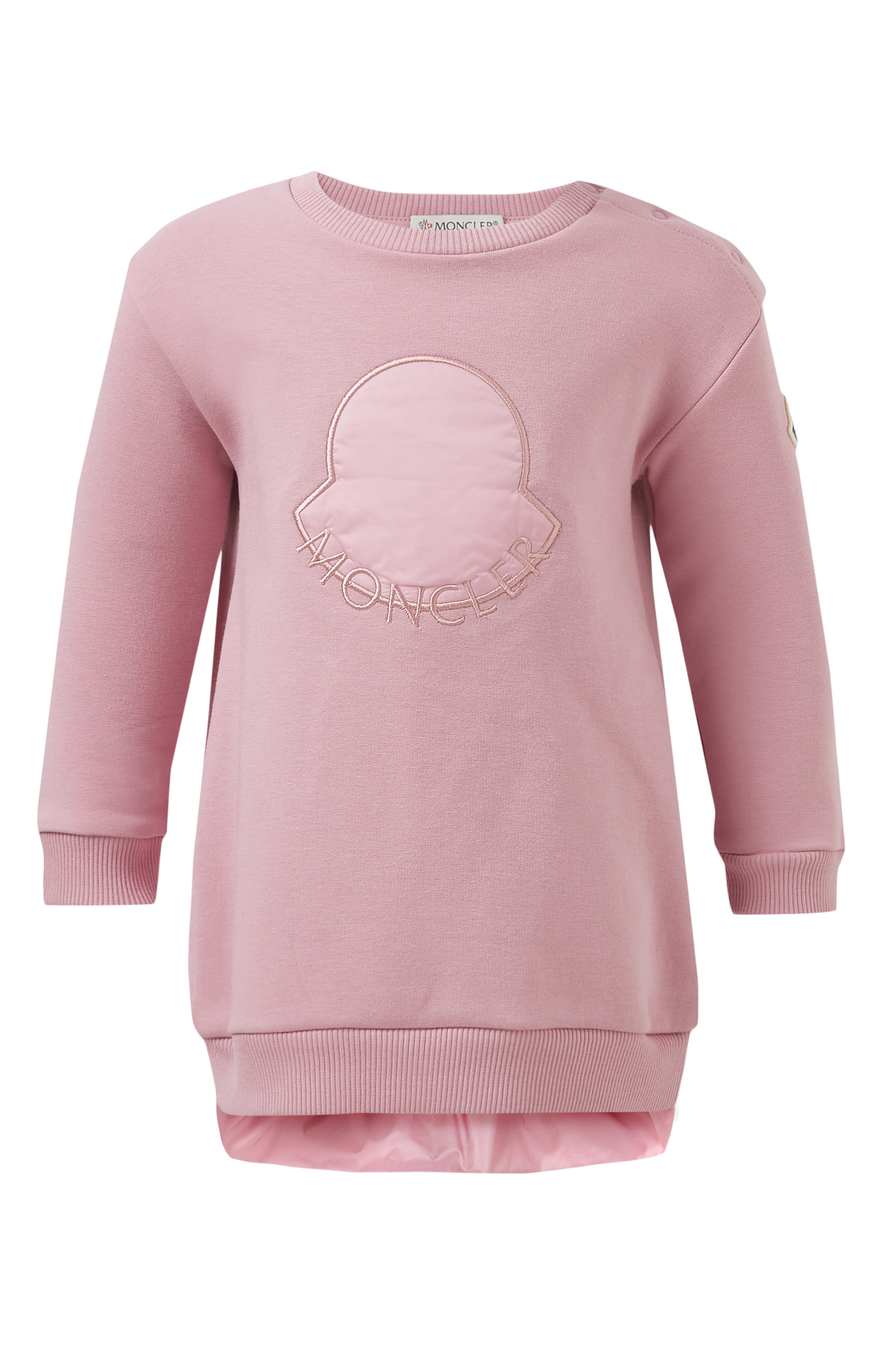 فستان للأطفال مطرز بشعار الماركة