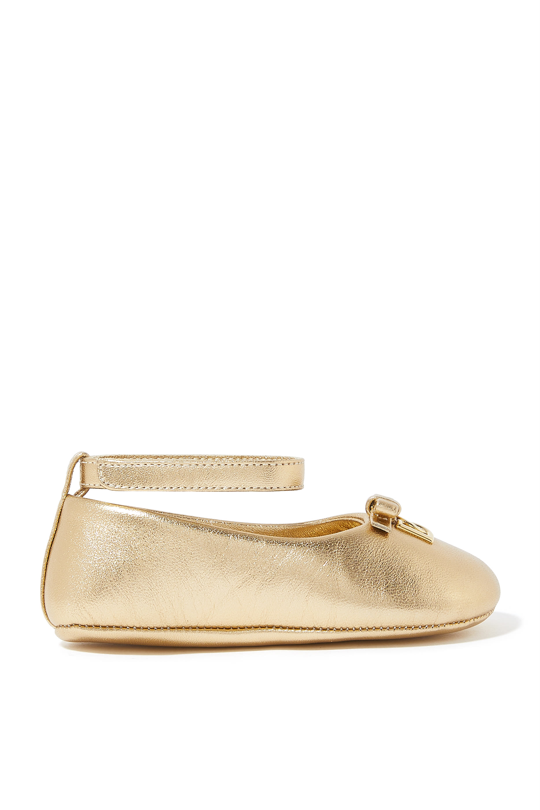 حذاء باليرينا للرضع بكعب مسطح