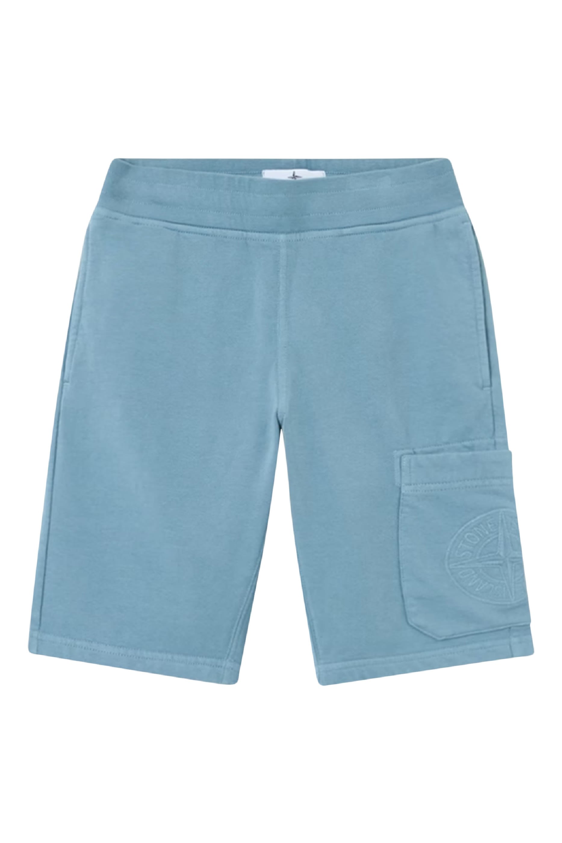 شورت رياضي مطرز بشعار الماركة للأطفال