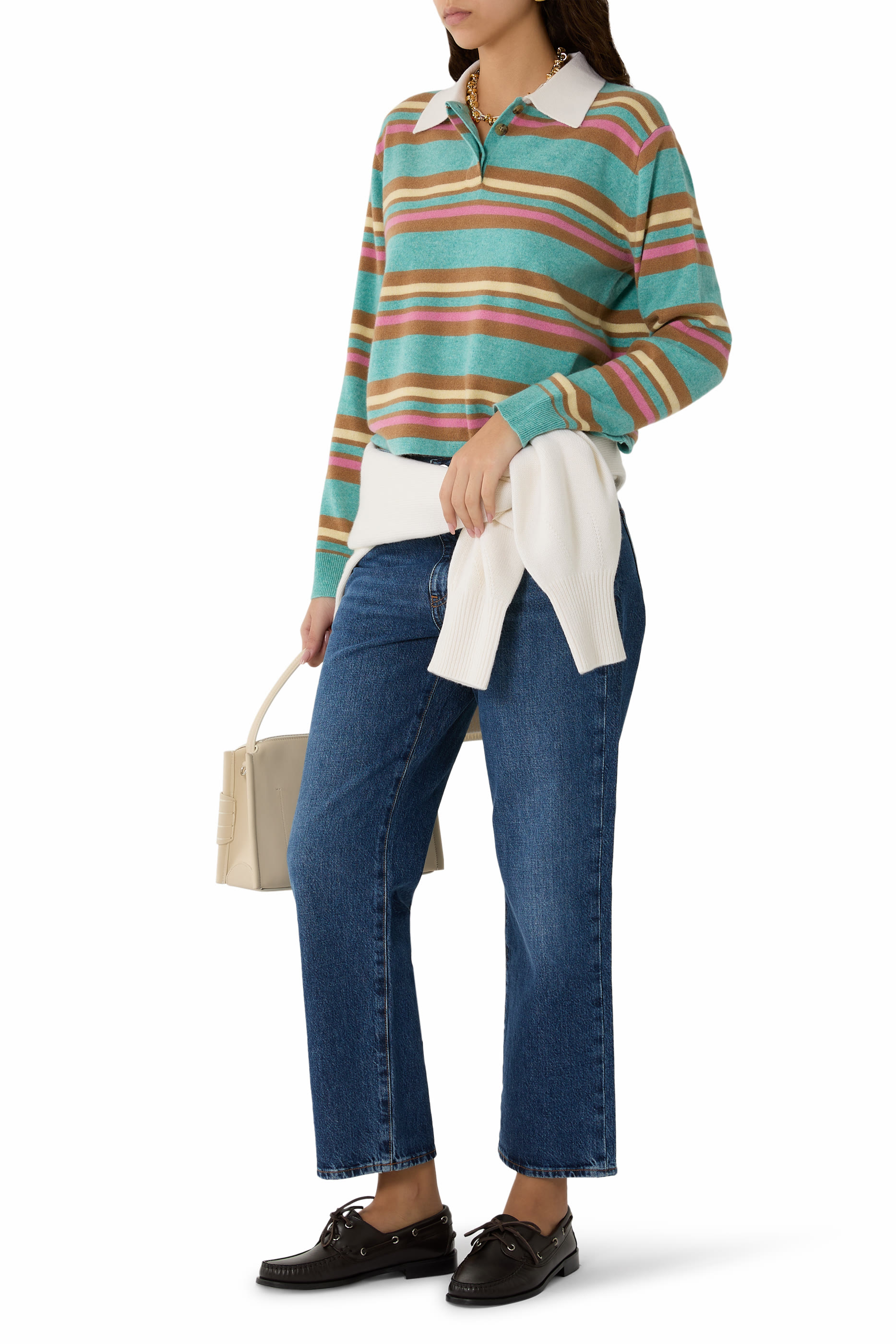 قميص بولو رغبي مخطط