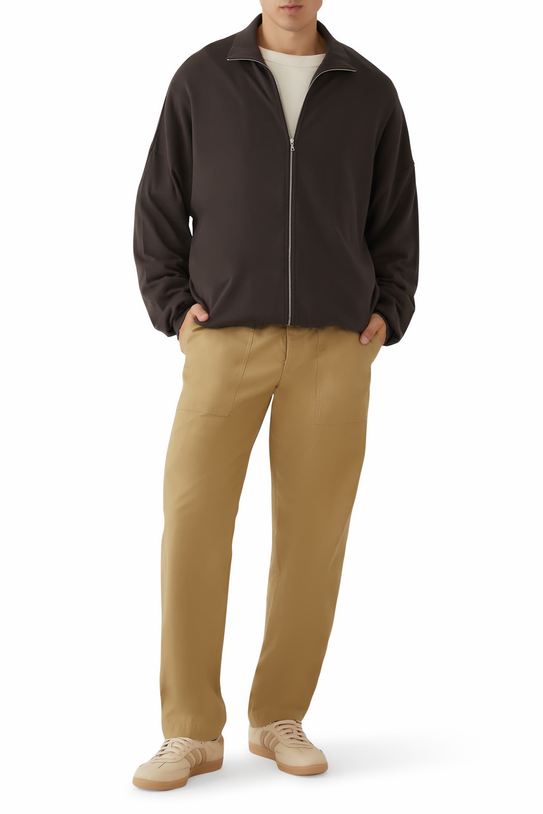 جاكيت رياضي نسيج بغرز عديدة