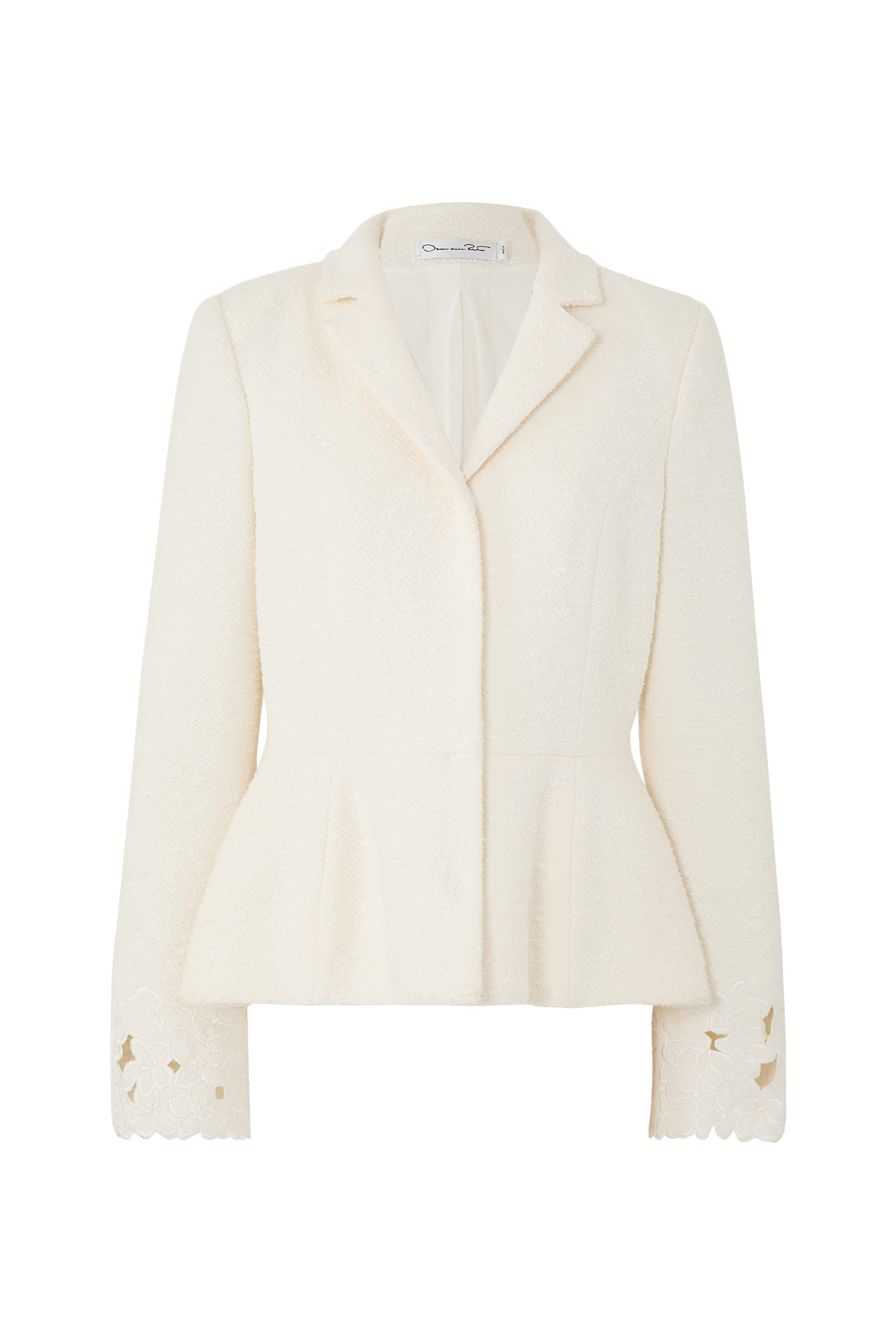 جاكيت بدلة بأكمام طويلة مطرز