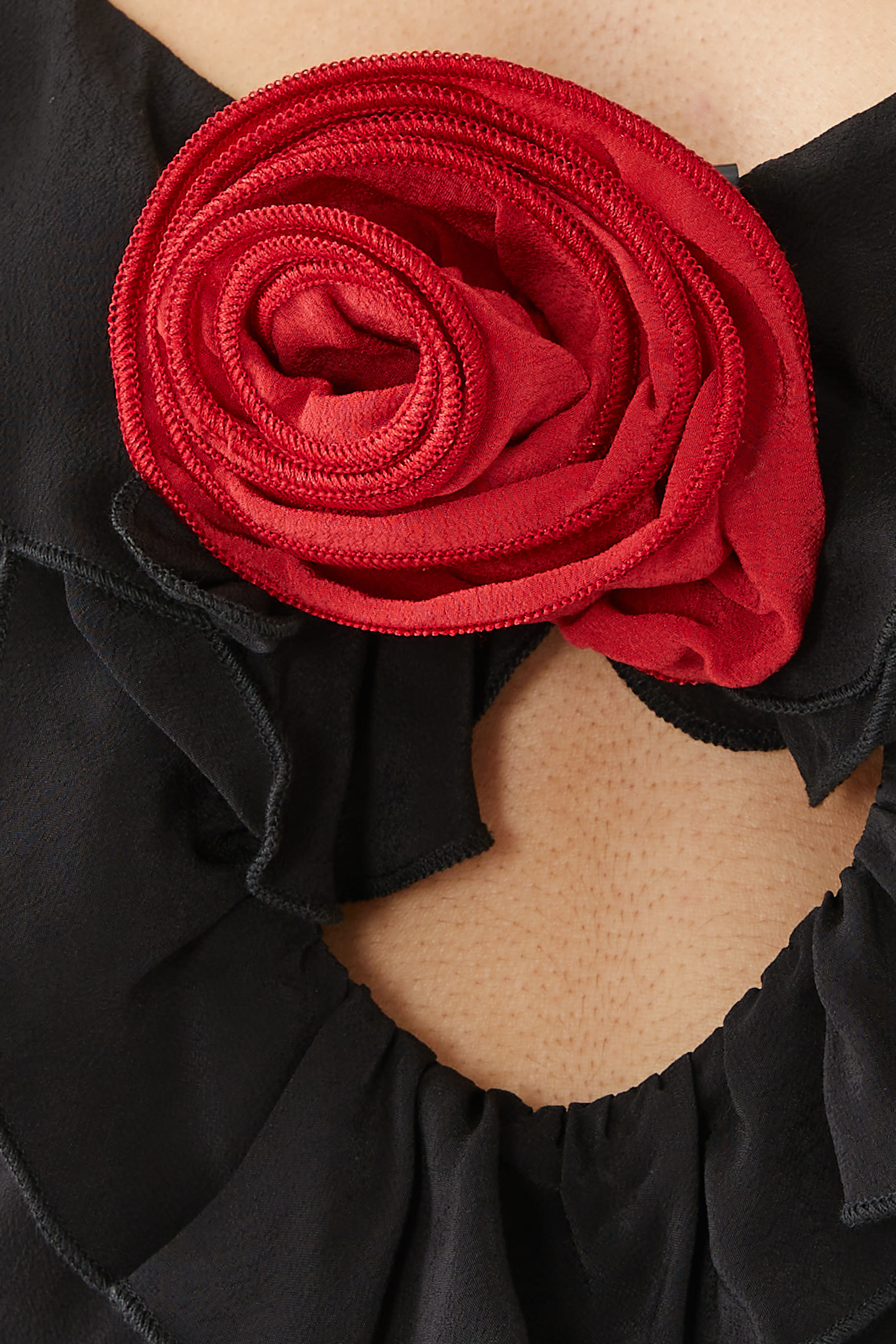 فستان طويل إسبيرانزا كريب دي شين