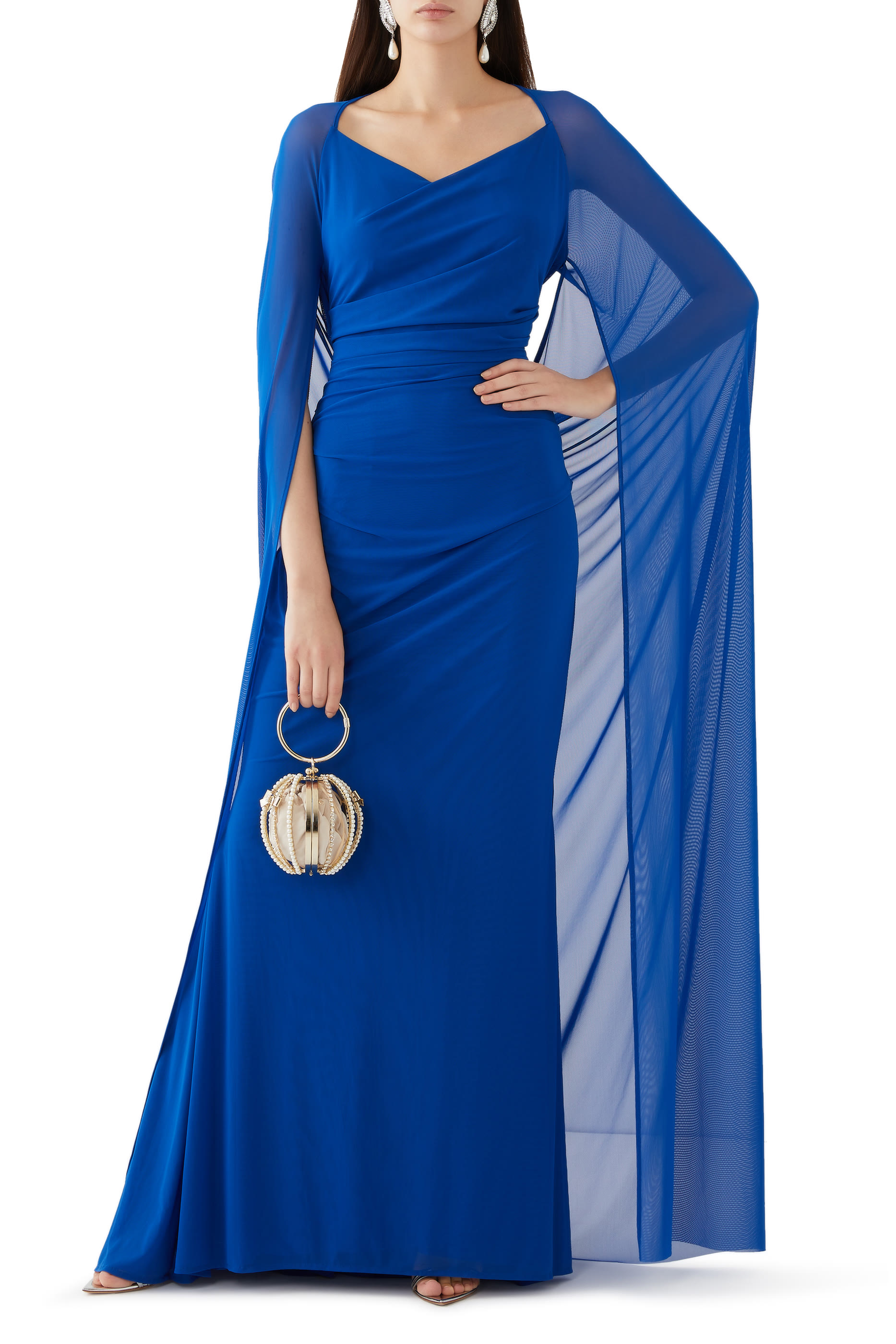 فستان مسائي بكاب