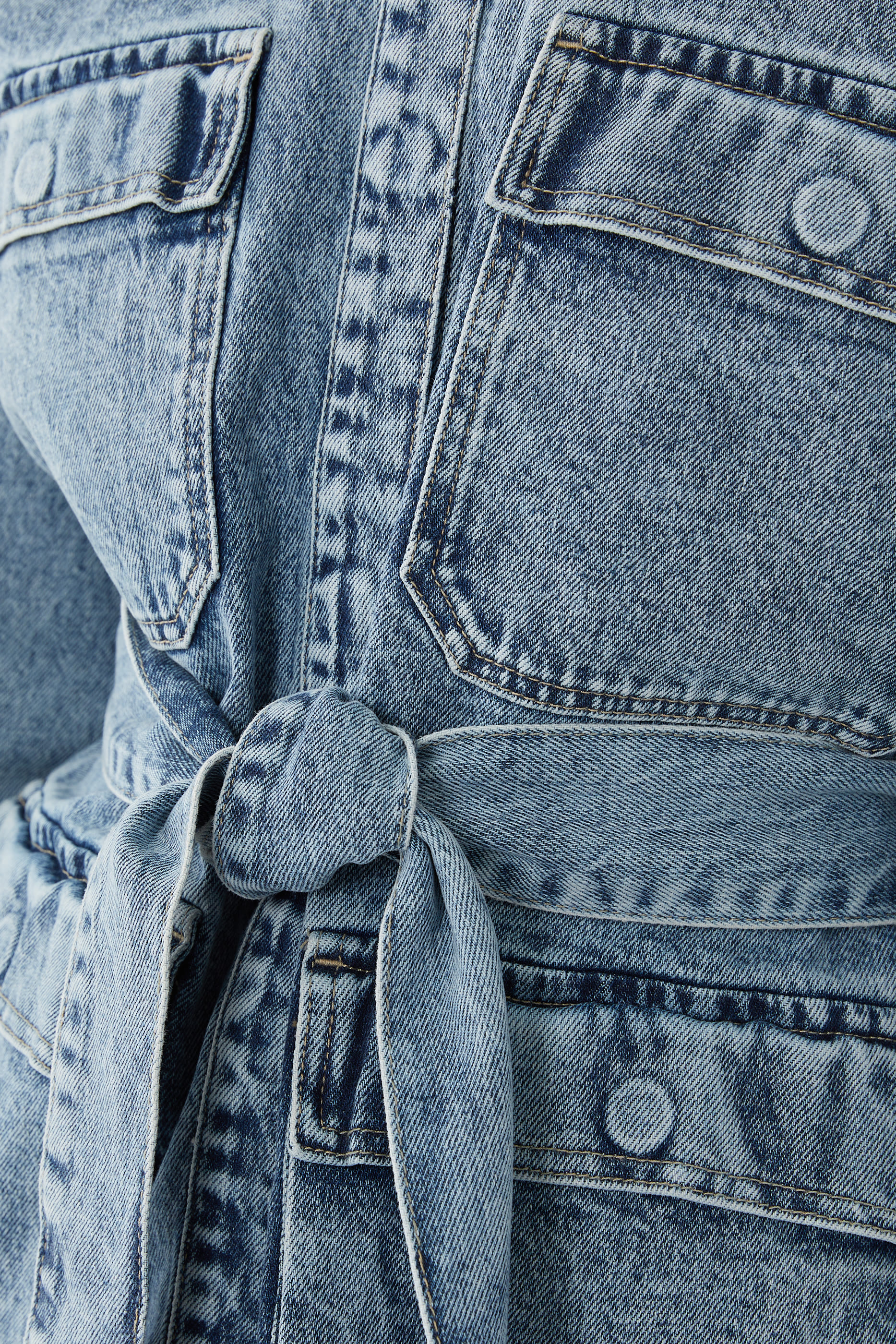 جاكيت كارجو دنيم