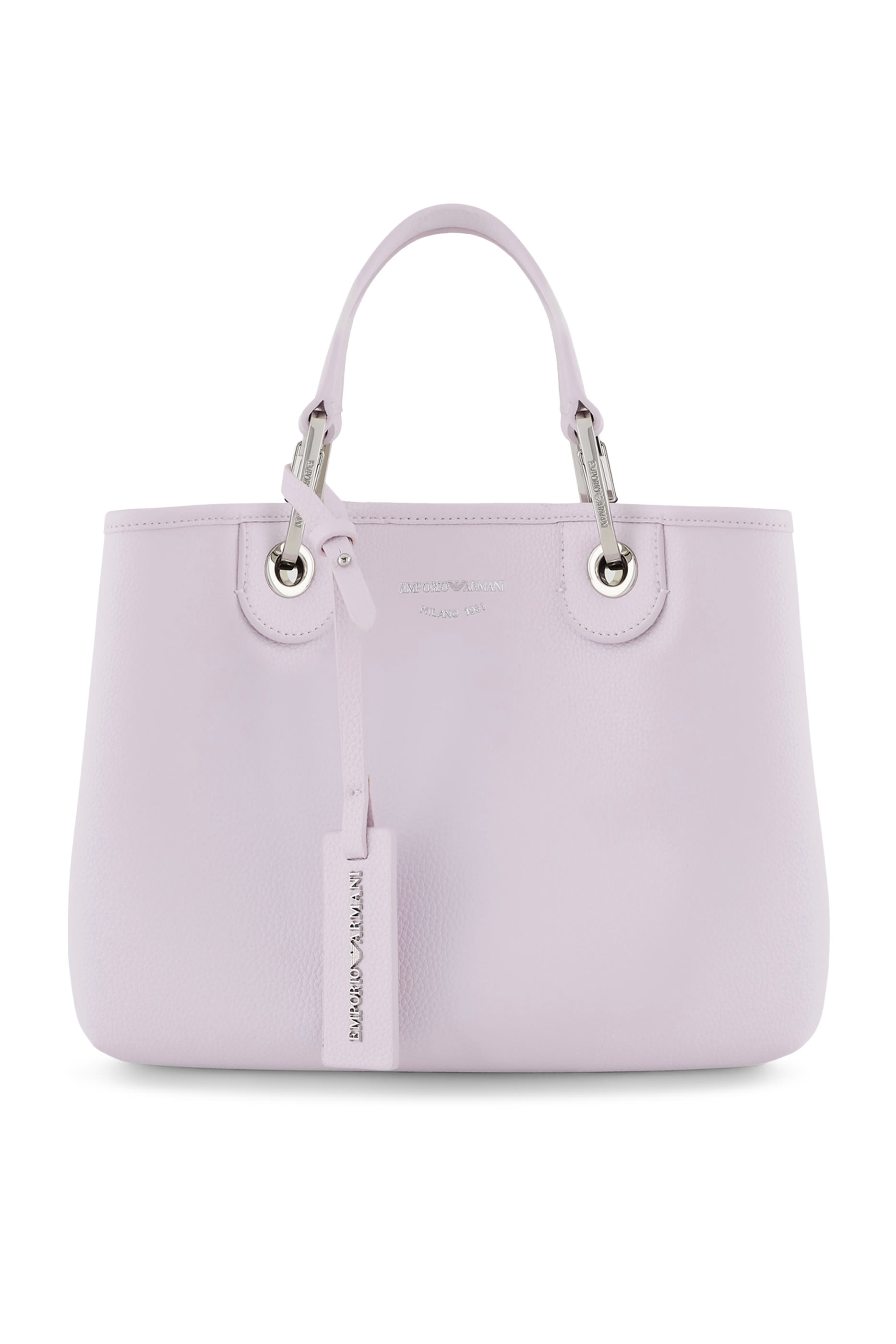 حقيبة يد صغيرة بنقشة شعار الماركة