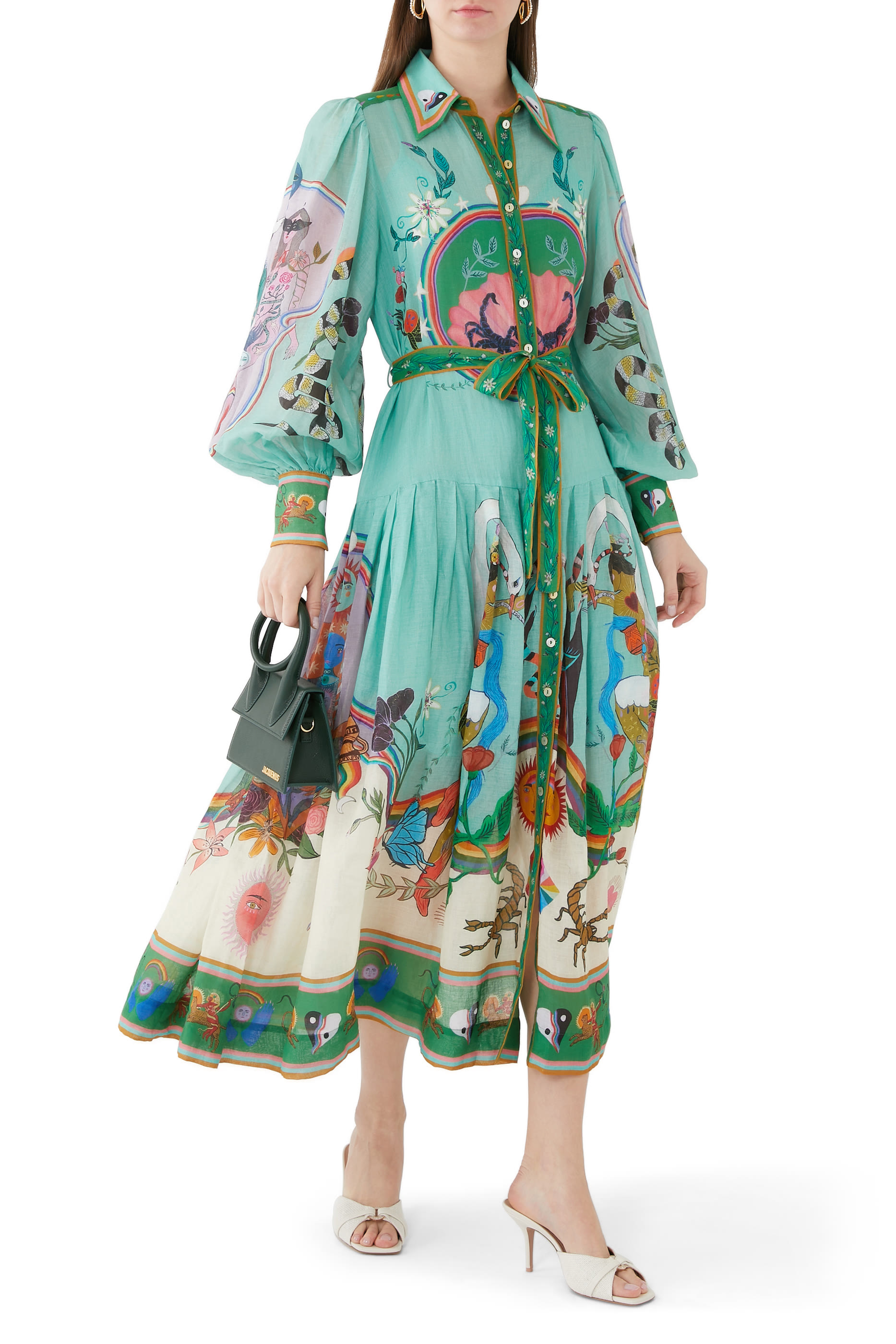 فستان إيفرجرين بتصميم قميص