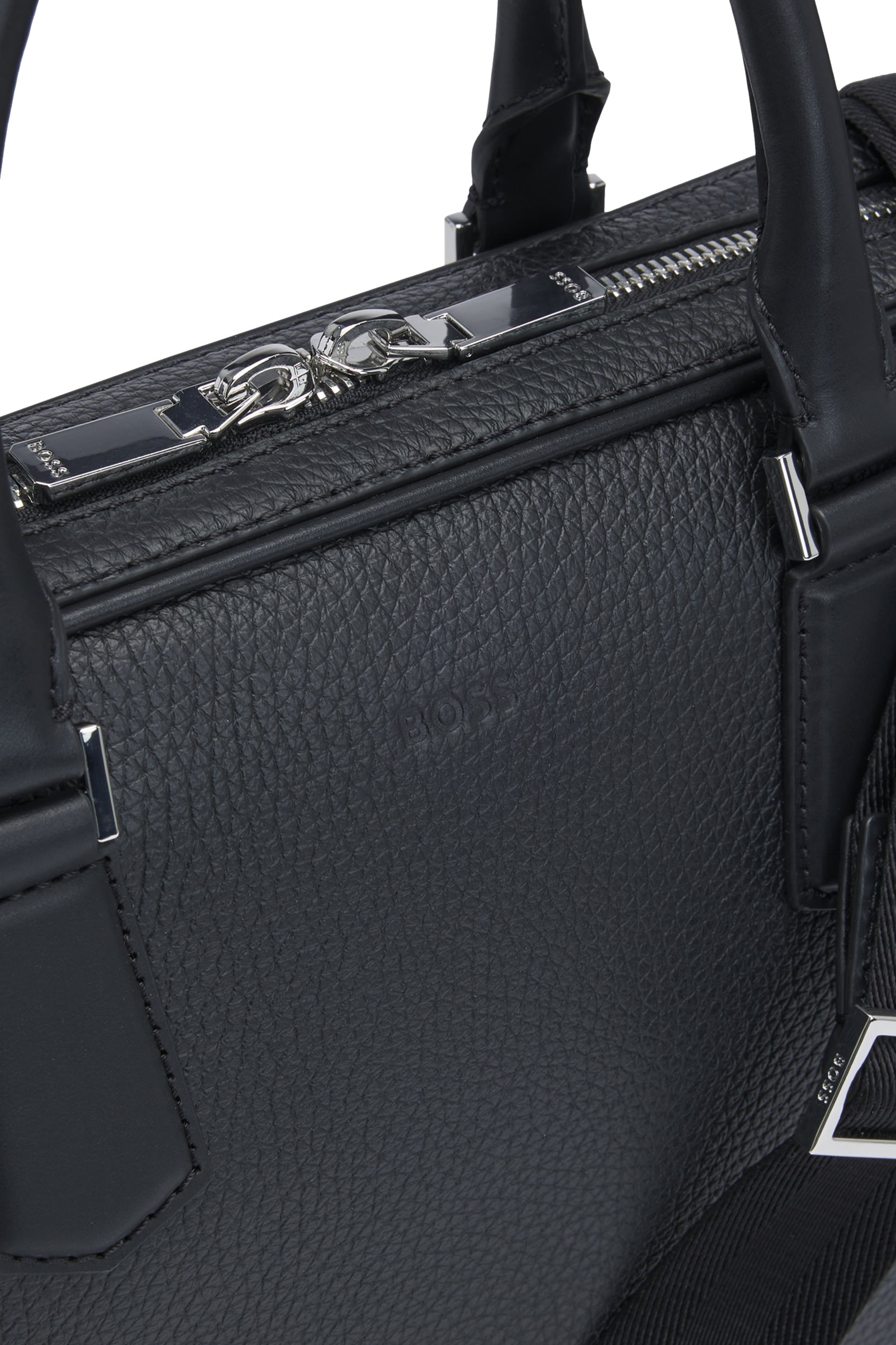 حافظة مستندات مع حواف بشعار الماركة