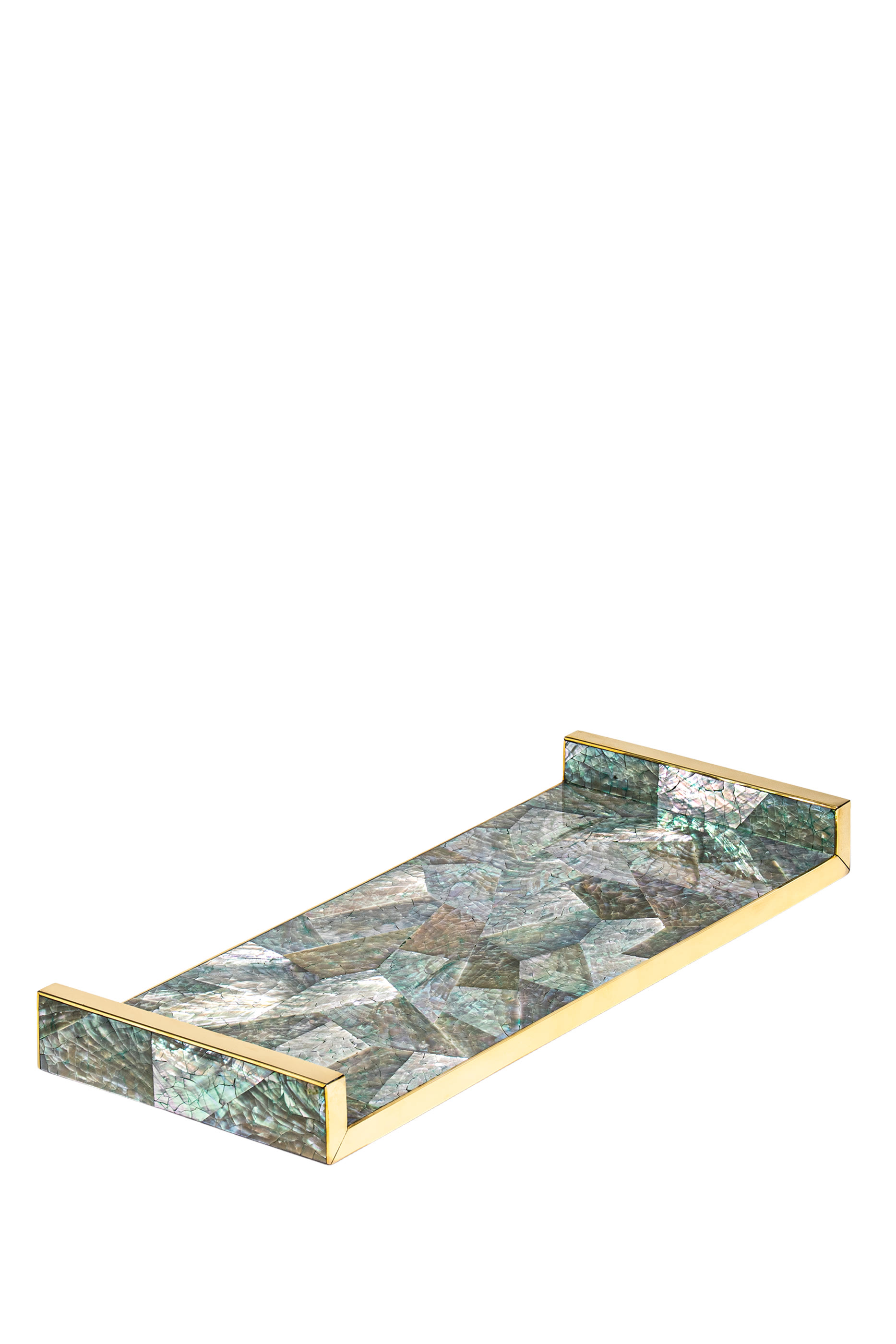 Crackled Abalone Shell Vanity Tray