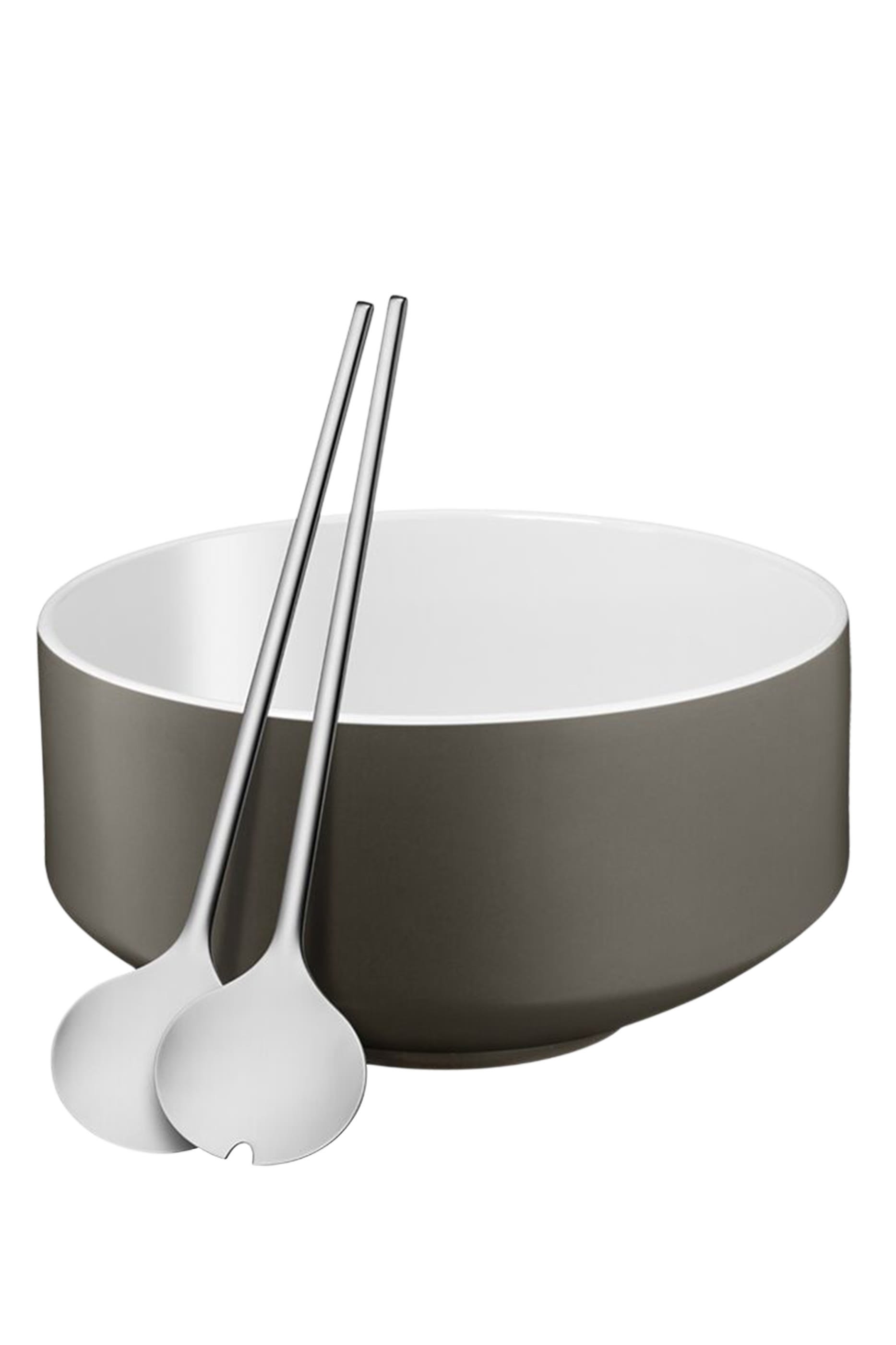 وعاء سلطة موتو مع ملاعق تقديم 