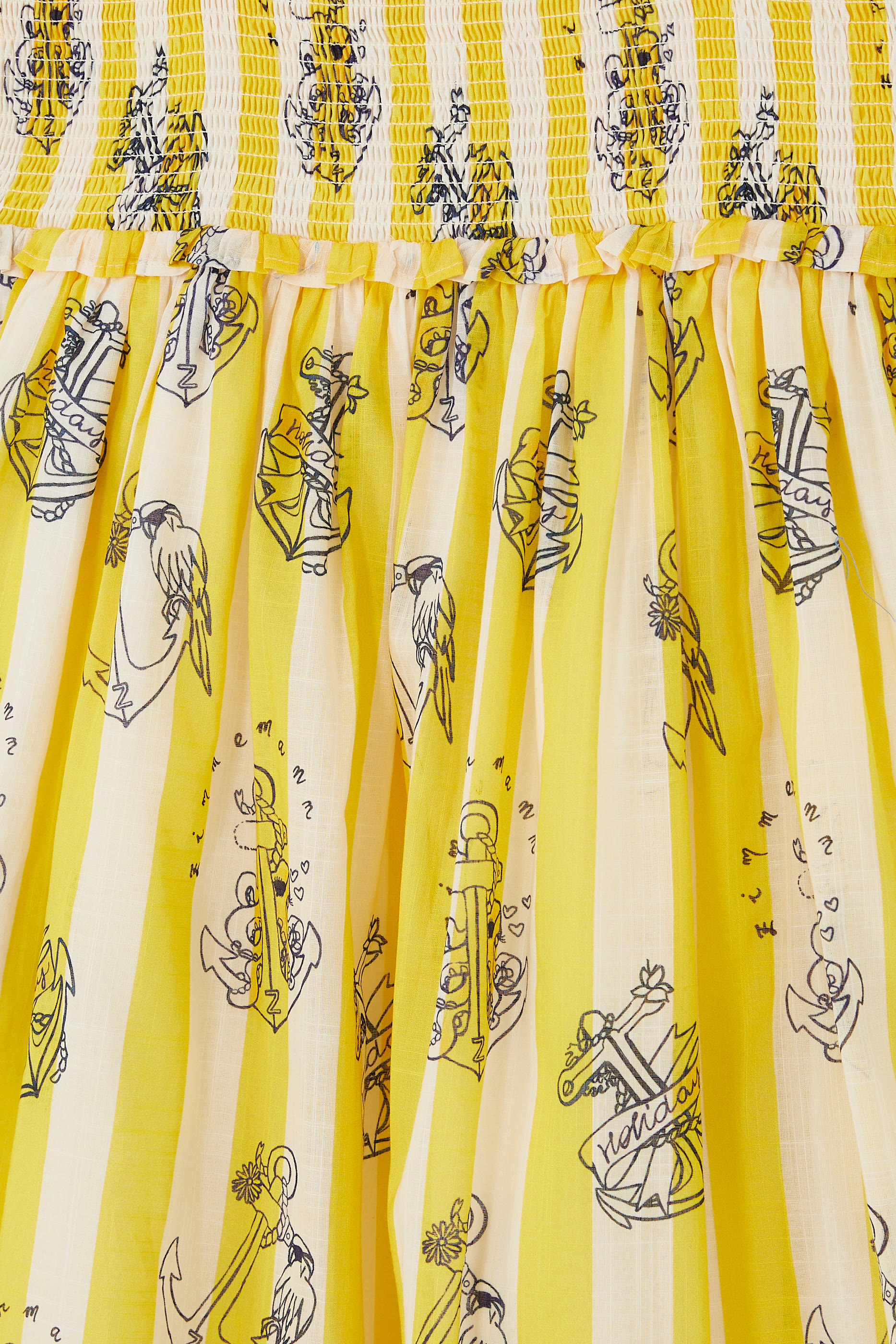 فستان الايت بكشكش للأطفال