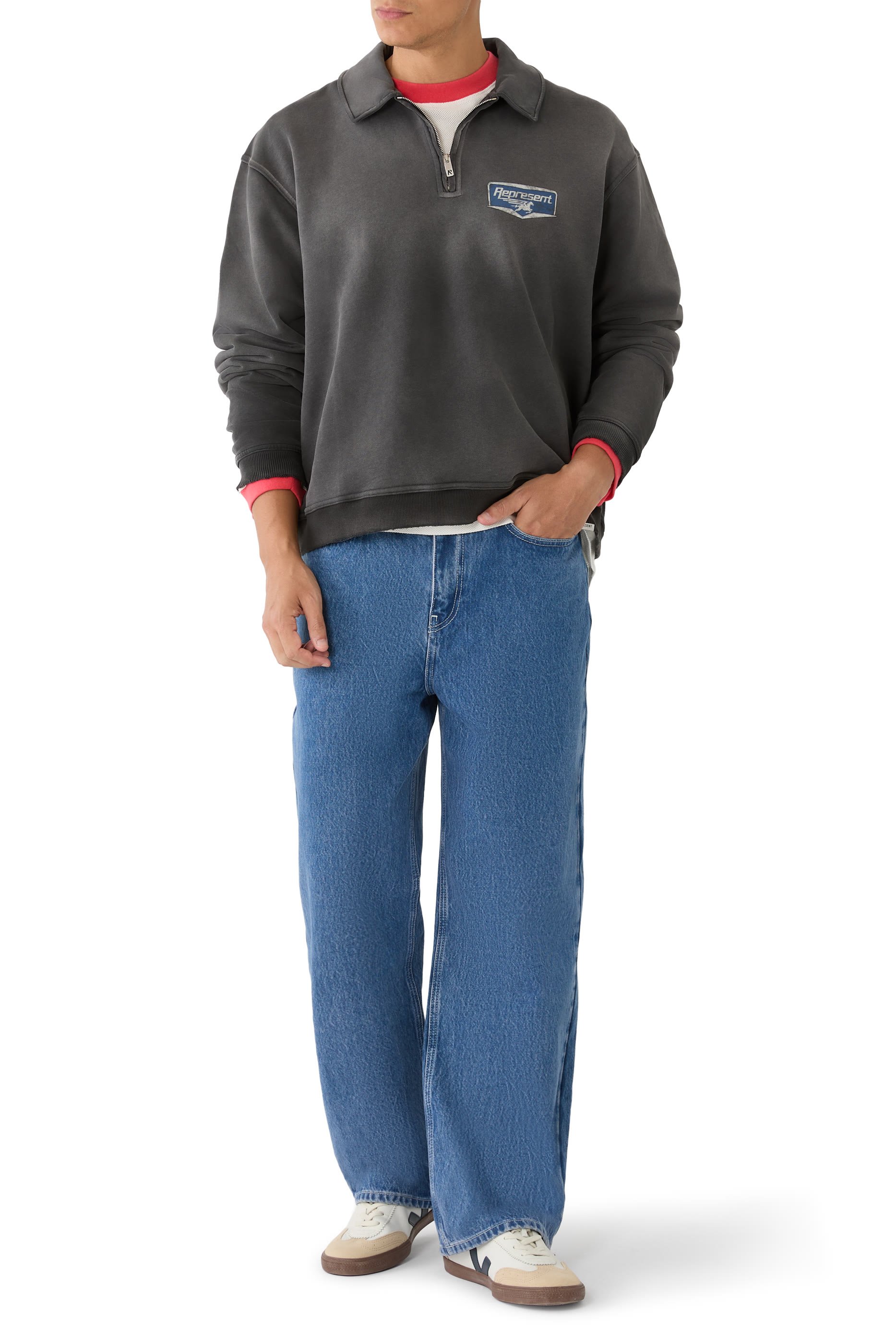 سويت شيرت ناثينج فاستر بربع سحاب