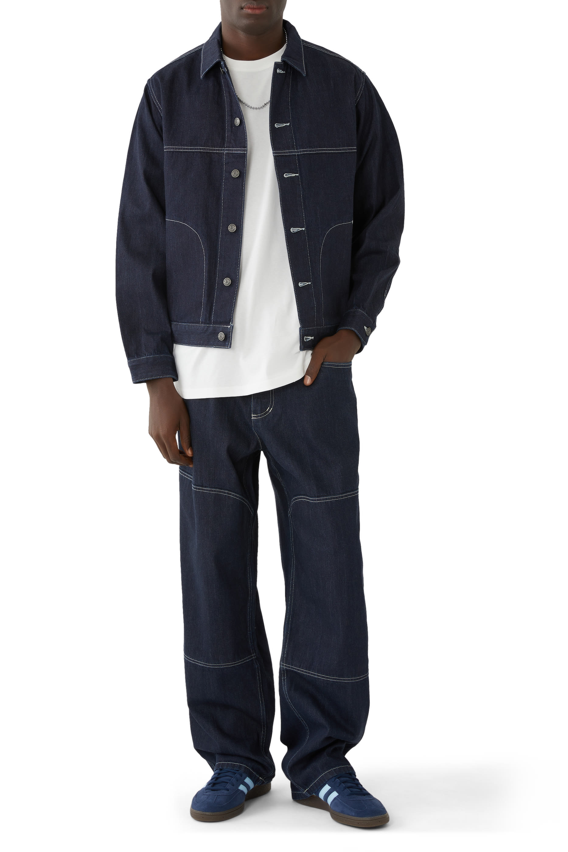 بنطال ميدوز بطبقتين على الركبتين