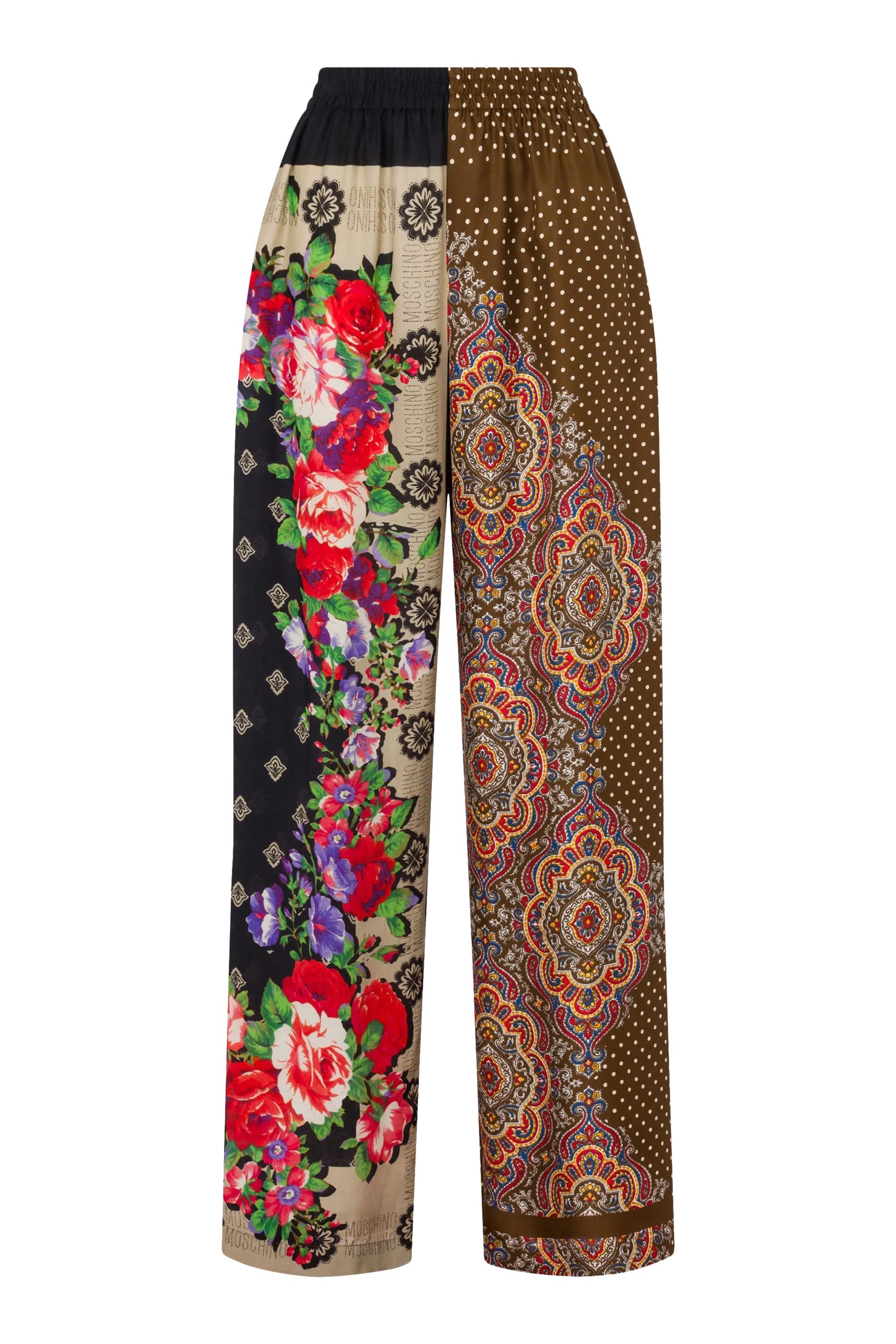 بنطال بنقشة حرير