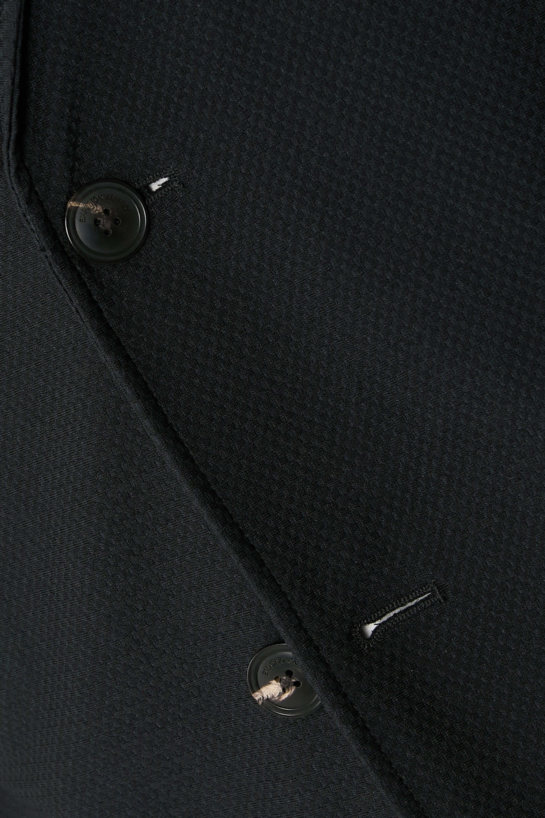 3D Micro-Textured Effect Single-Breasted Jacket