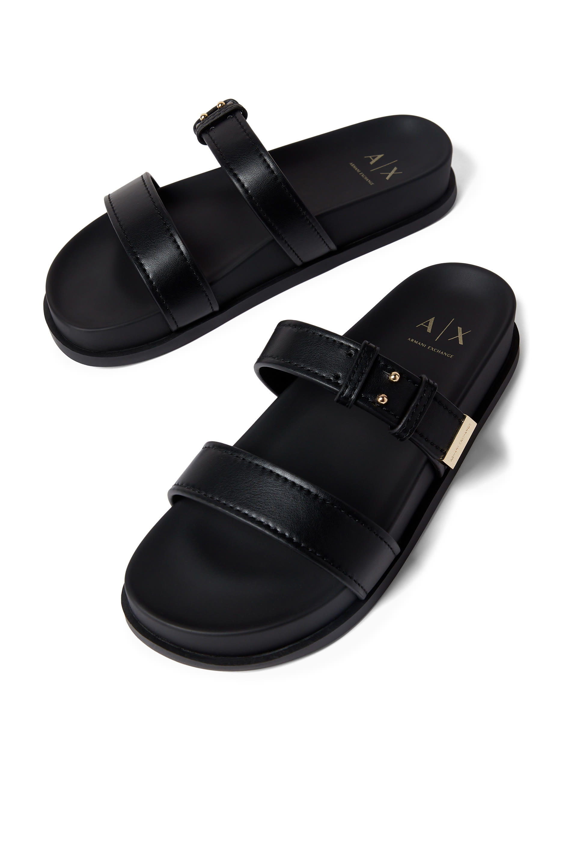 Febe AX Logo Flat Sandals